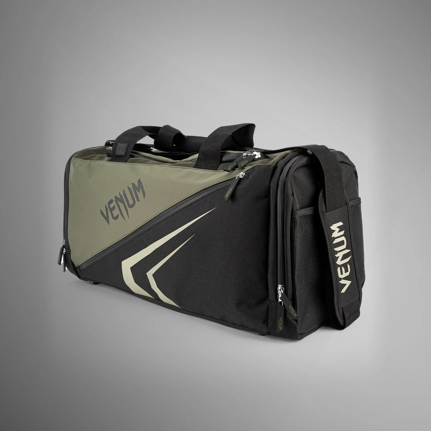 Venum Trainer Lite Evo Bolsa de Deporte (48L) – Caqui/Negro - Image 2