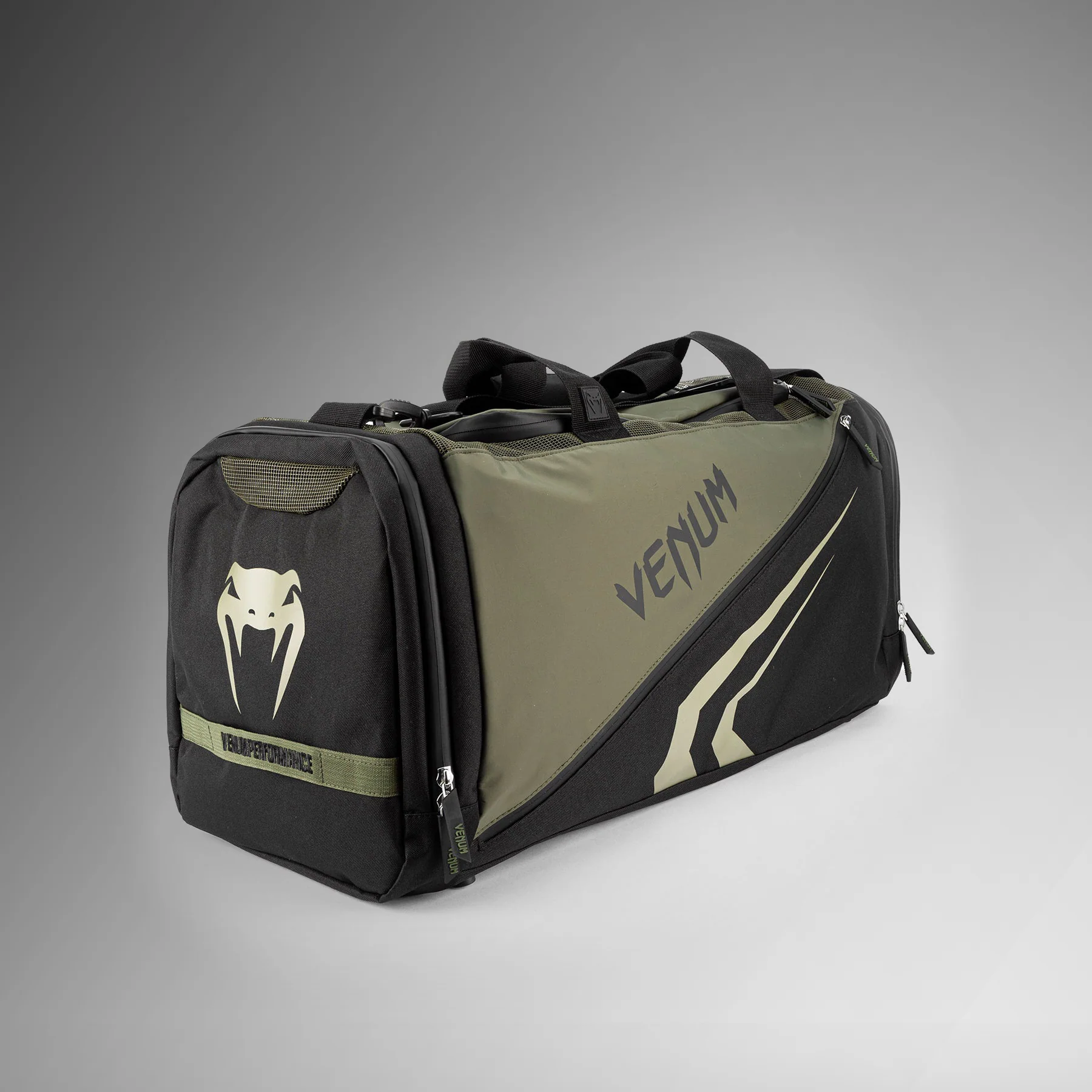 Venum Trainer Lite Evo Bolsa de Deporte (48L) – Caqui/Negro - Image 3