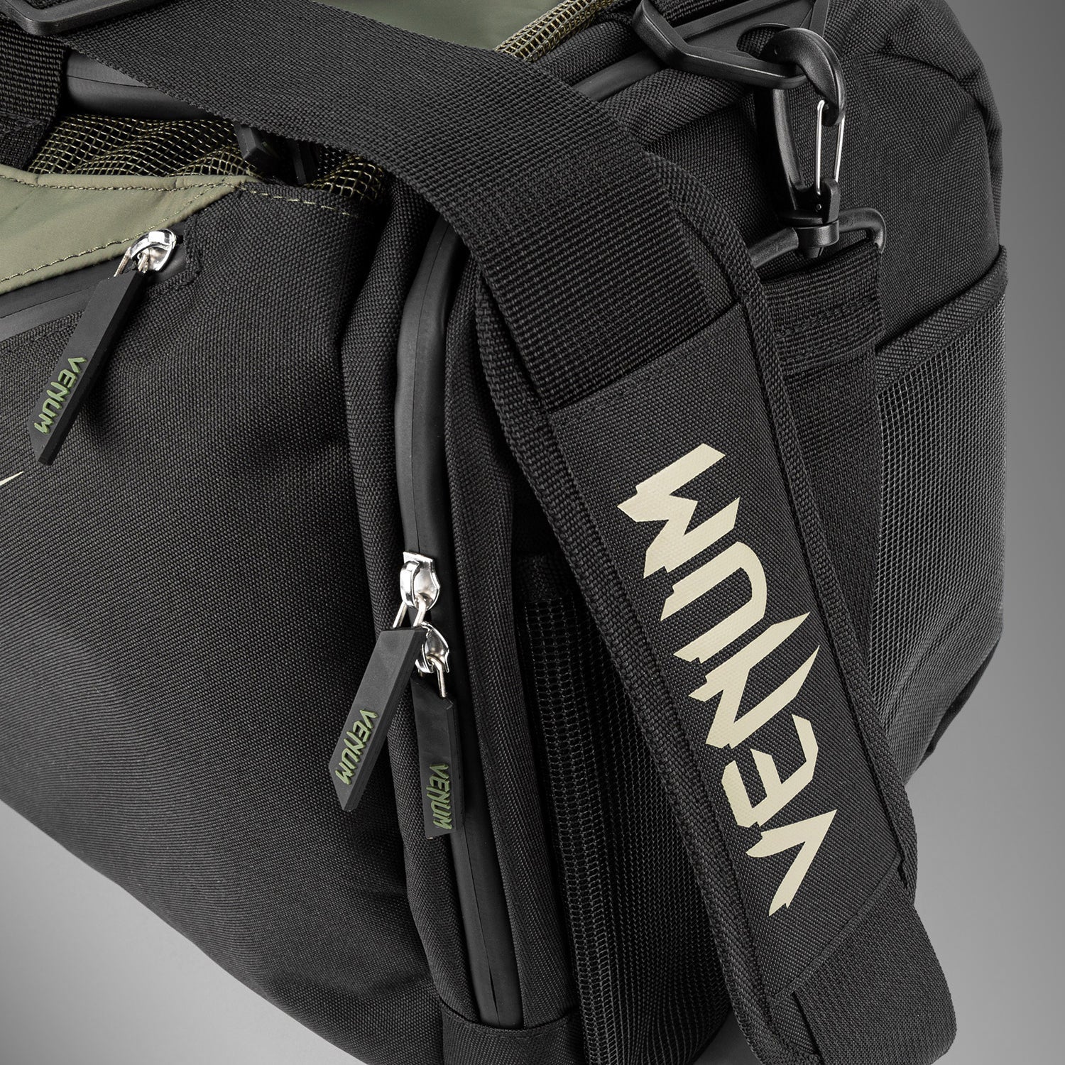 Venum Trainer Lite Evo Bolsa de Deporte (48L) – Caqui/Negro - Image 8