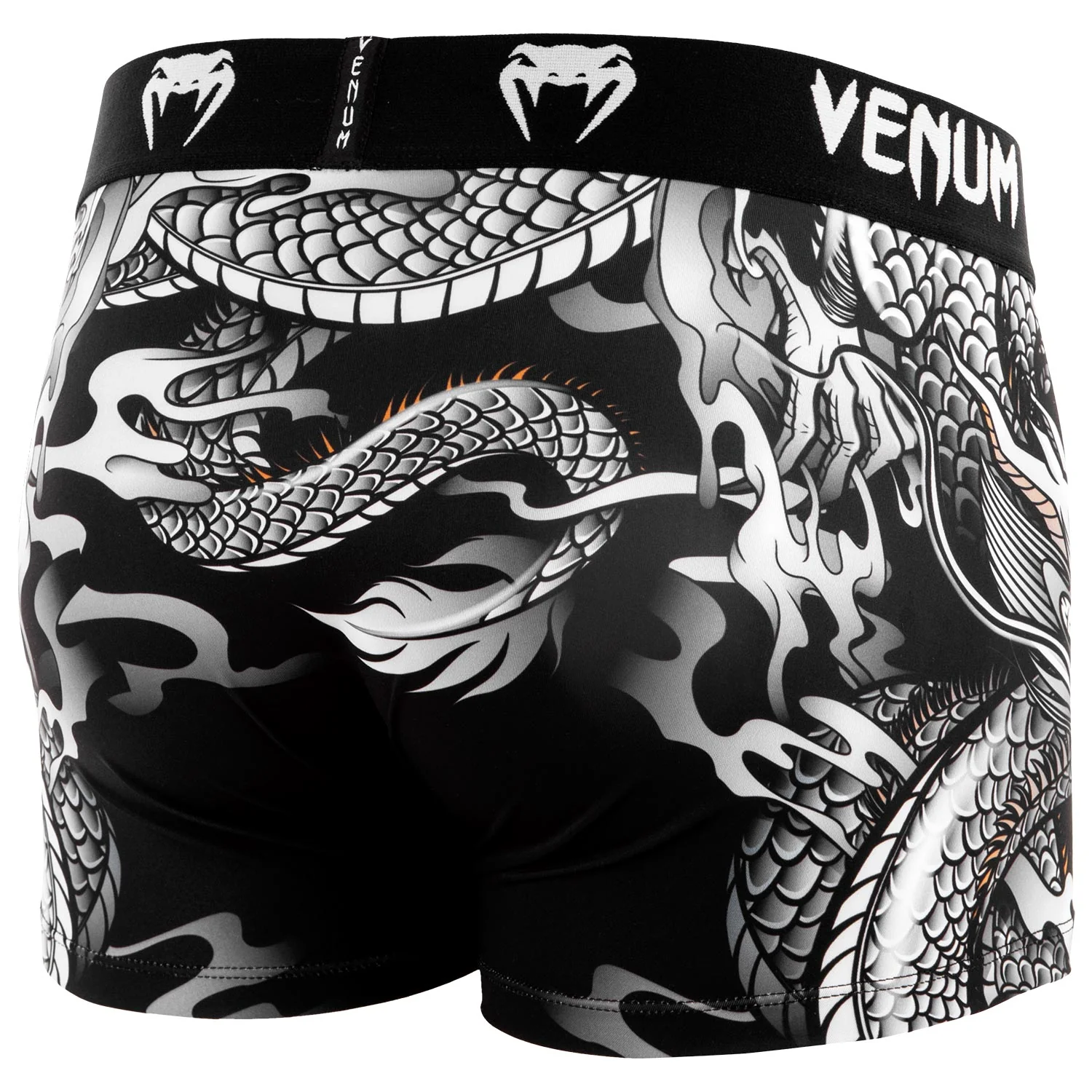 Bóxer Venum Dragon's Flight - Negro/Blanco - Image 2