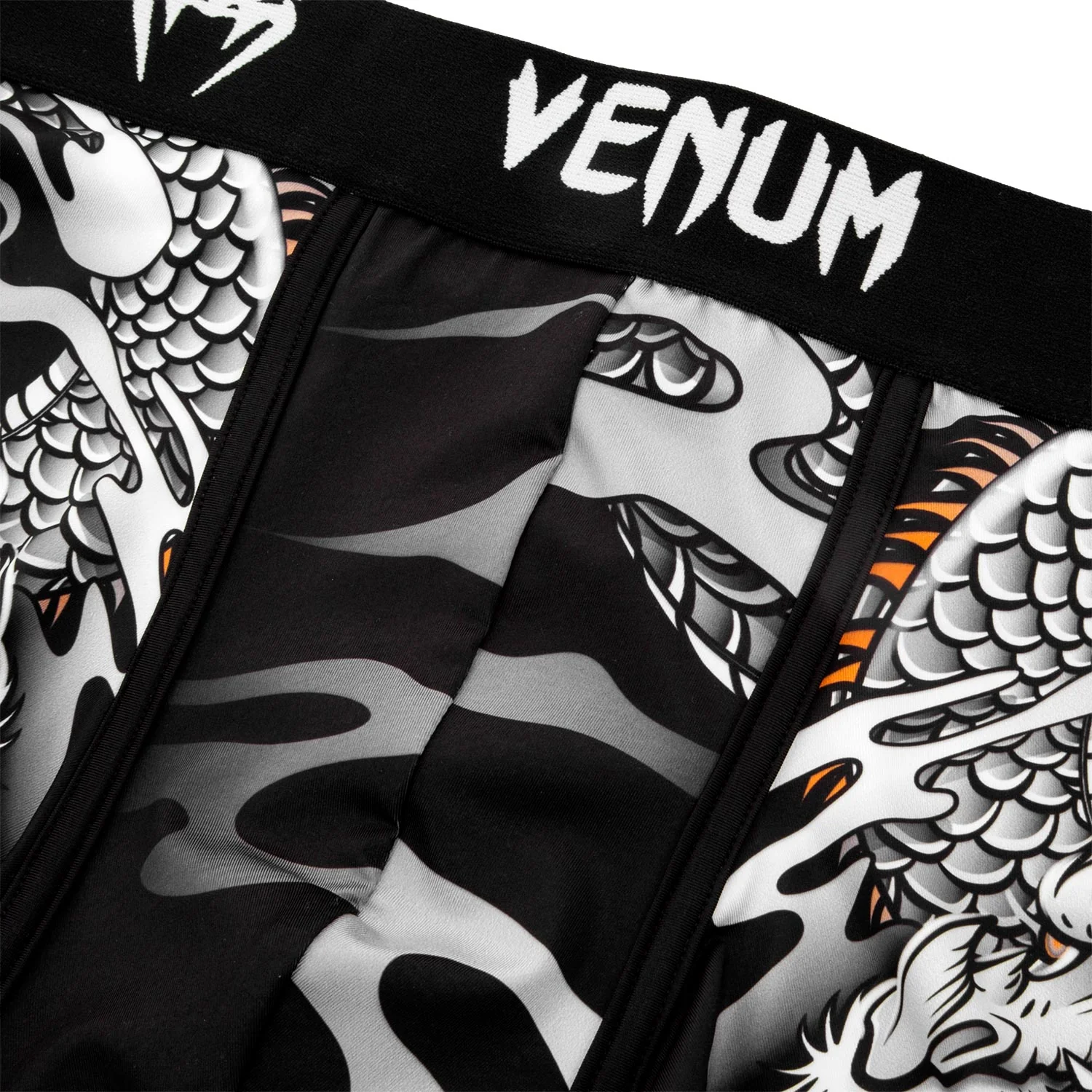 Bóxer Venum Dragon's Flight - Negro/Blanco - Image 3