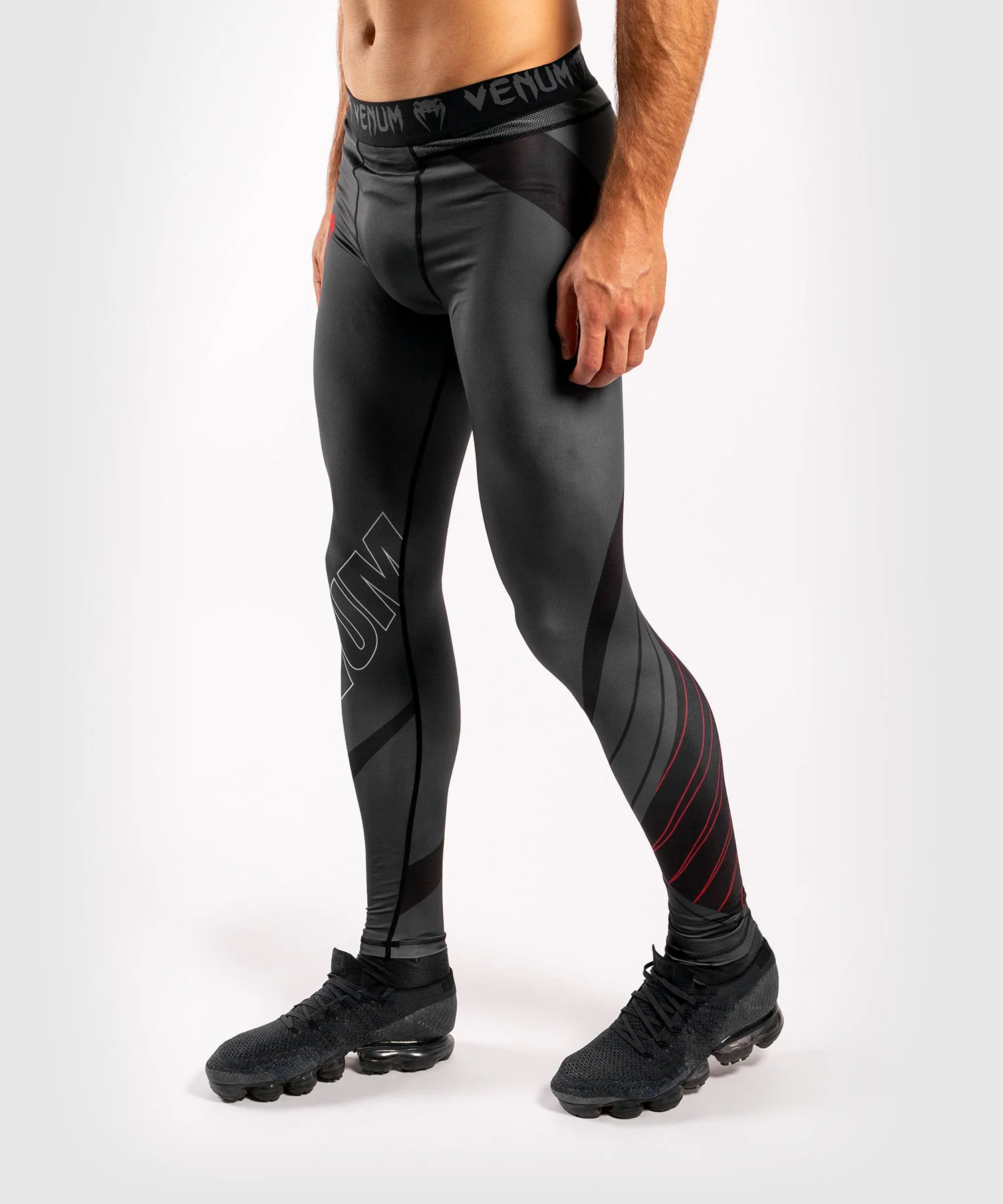Calzas Venum Contender 5.0 - Negro/Rojo - Image 2