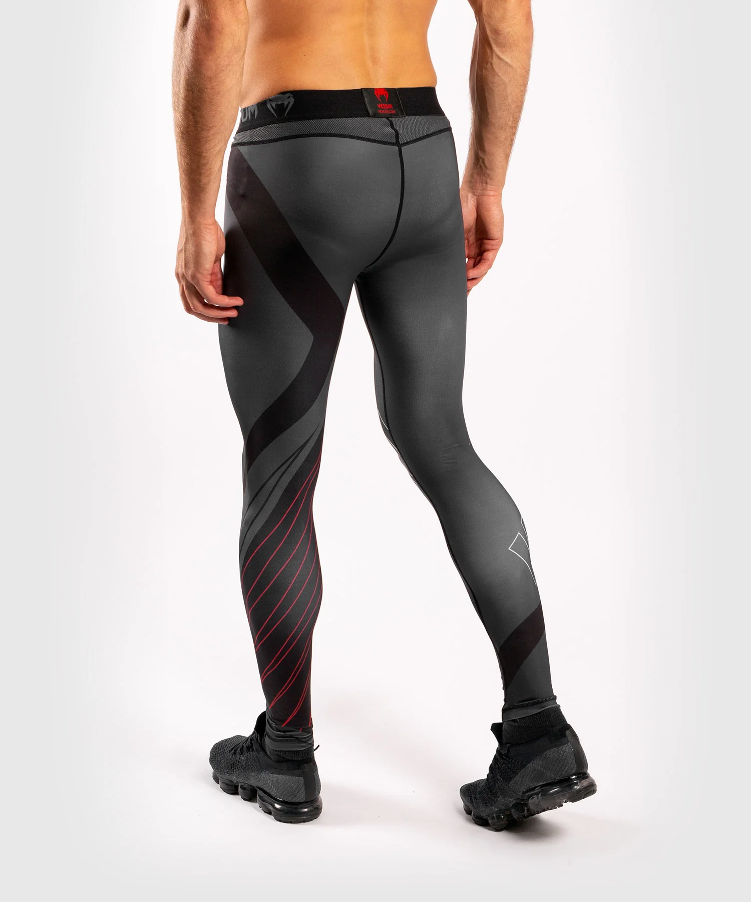 Calzas Venum Contender 5.0 - Negro/Rojo - Image 3
