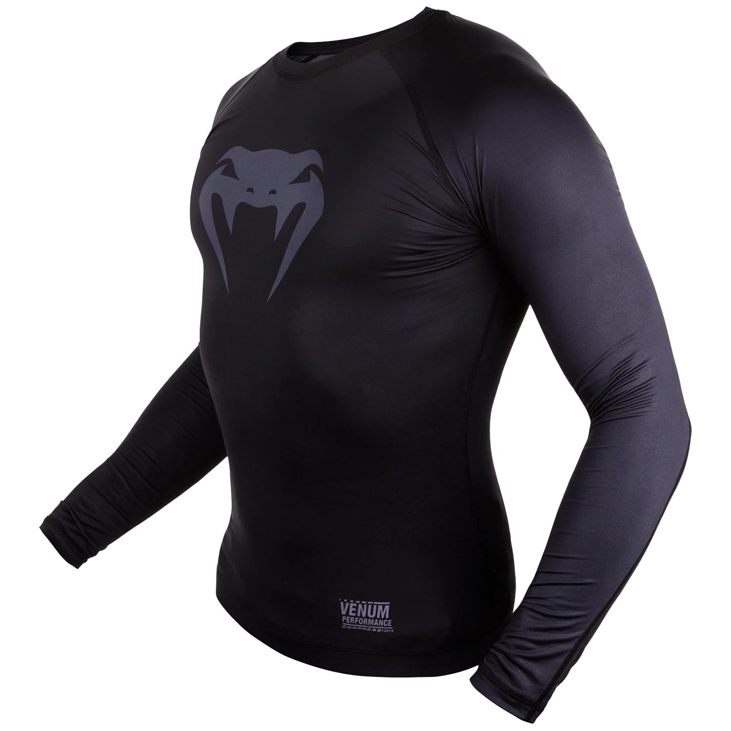 Camiseta de Compresión Venum Contender 3.0 - Mangas Largas - Negro/Gris - Image 6