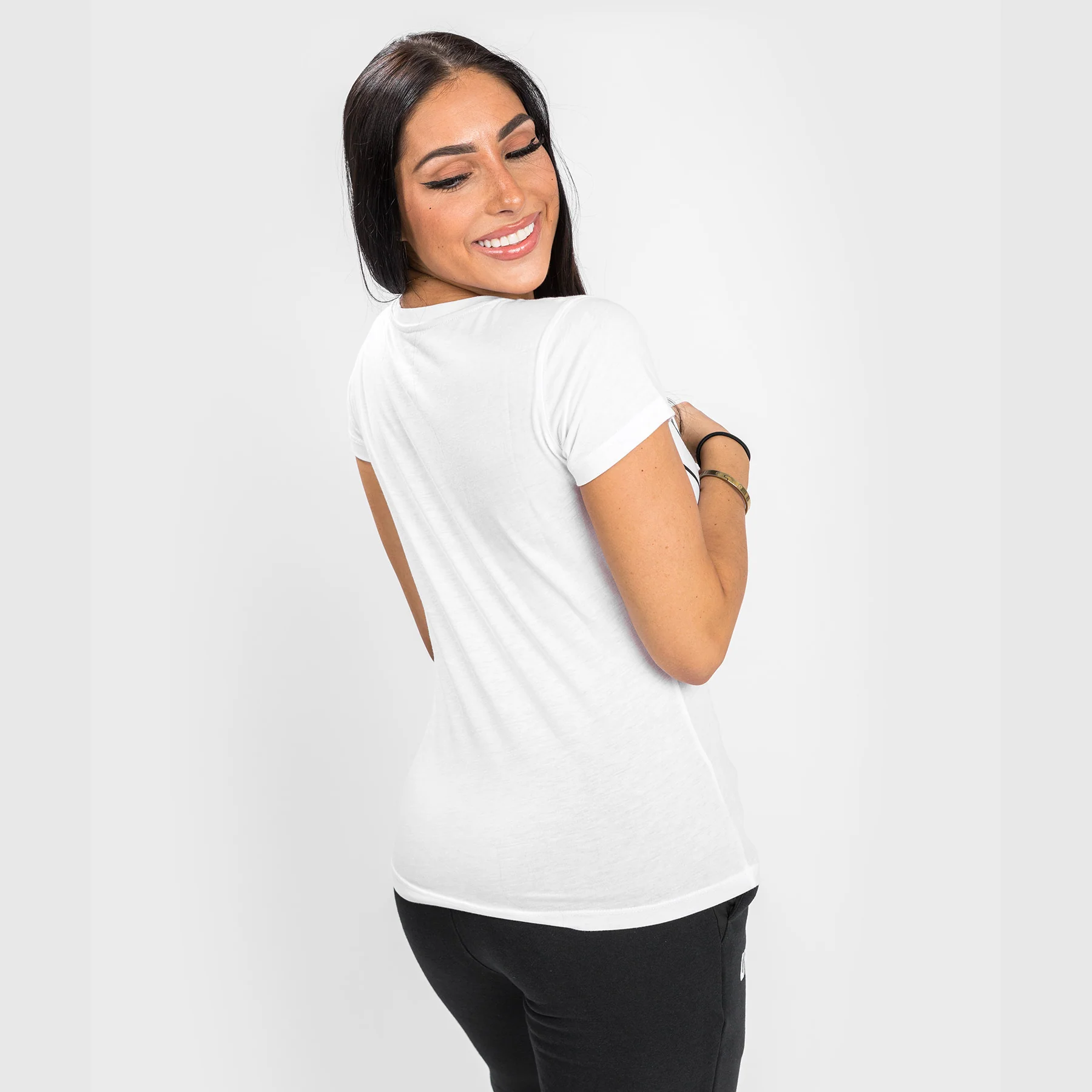 Camiseta de mujer UFC Venum Fight Night 2.0 Replica - Blanco - Image 4
