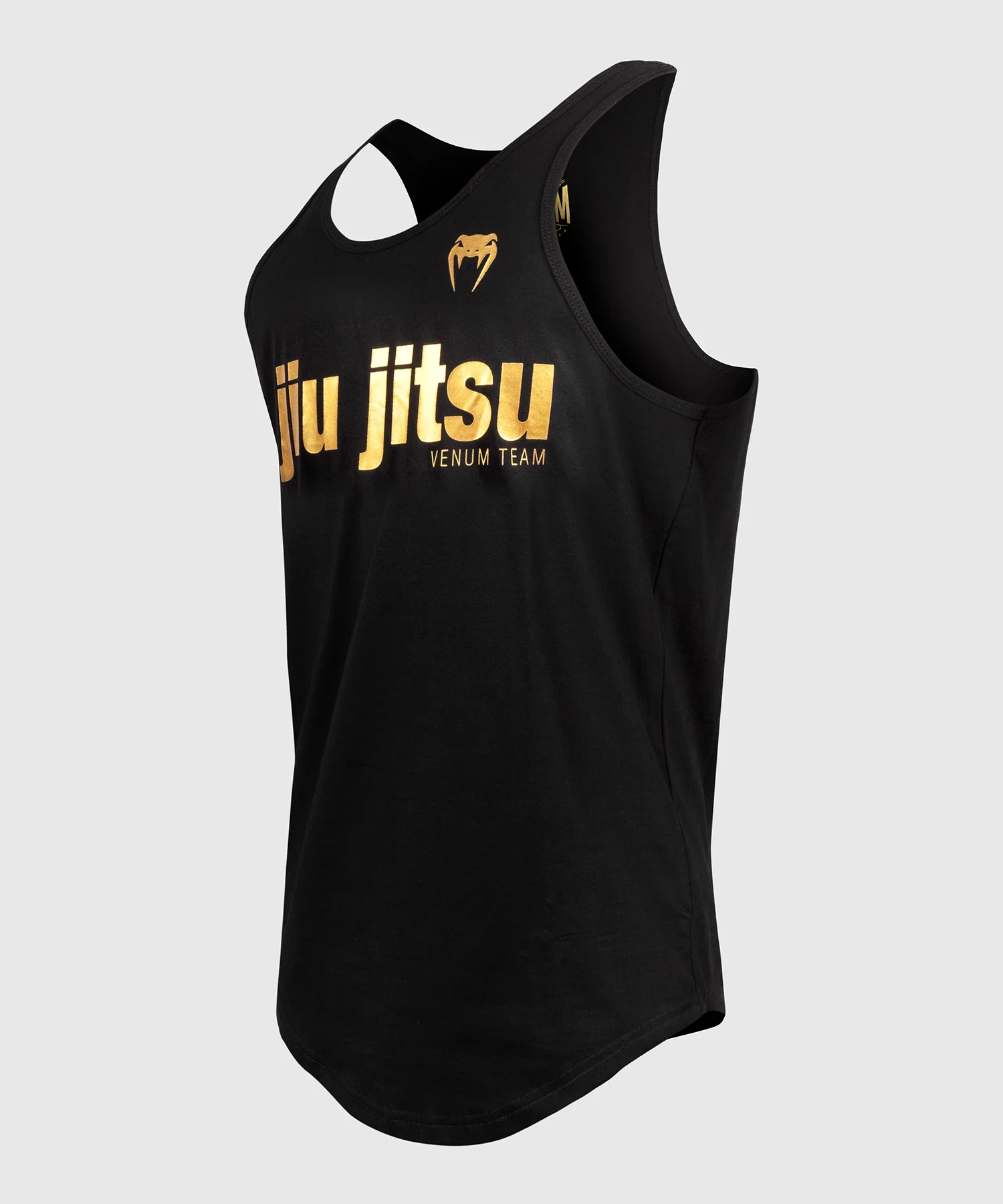 Camiseta de tirantes JiuJitsu VT de Venum - Negro/Oro - Image 3