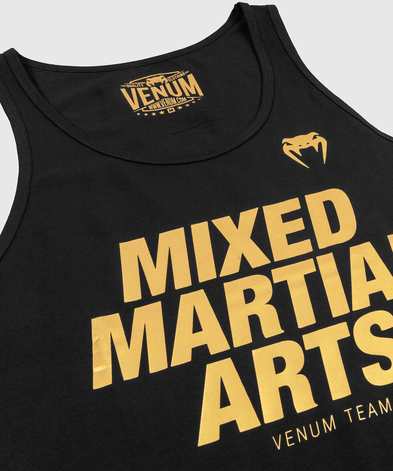 Camiseta de tirantes MMA VT de Venum - Negro/Oro - Image 4