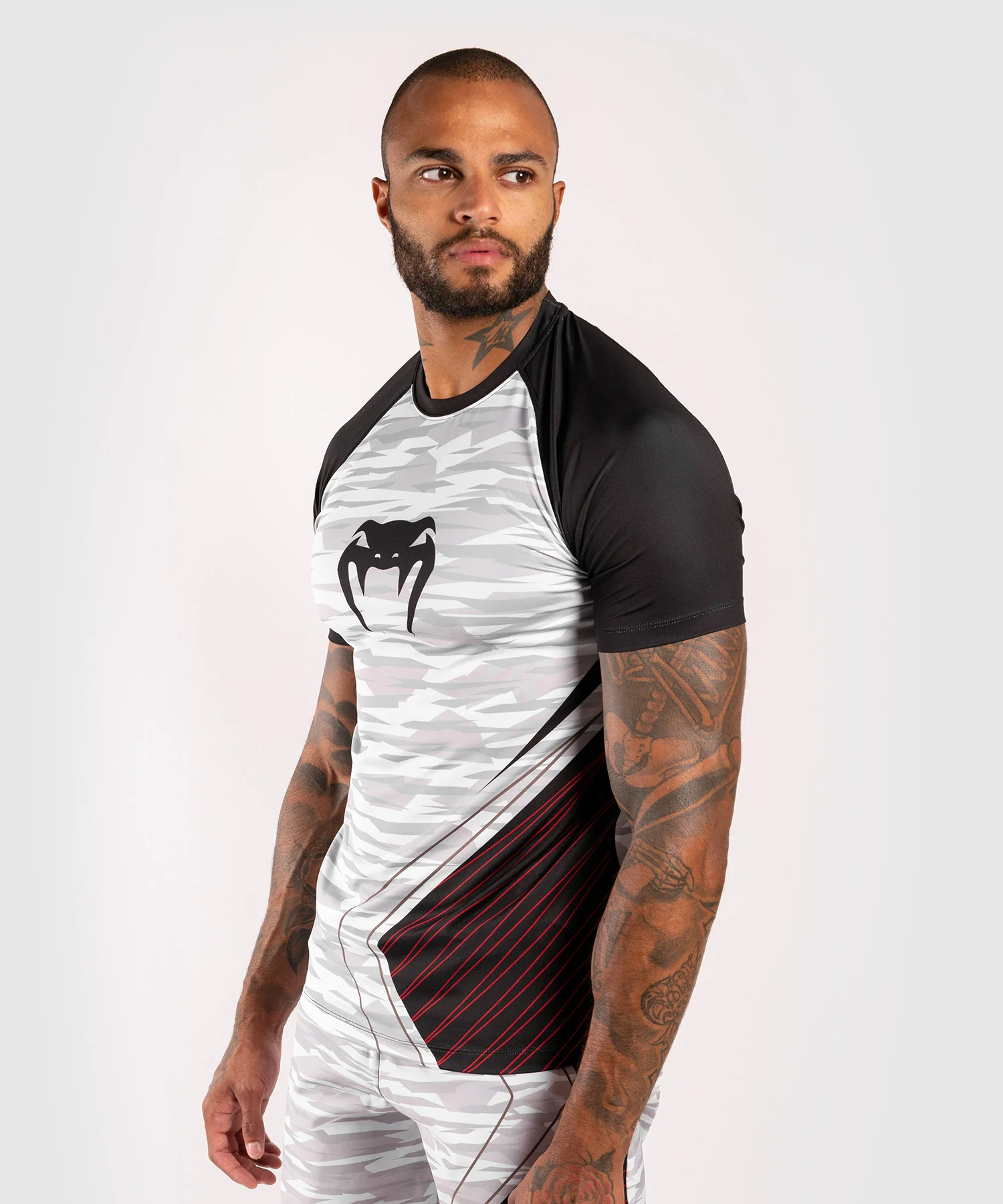 Camiseta Dry-Tech Venum Contender 5.0 - White/Camo - Image 2