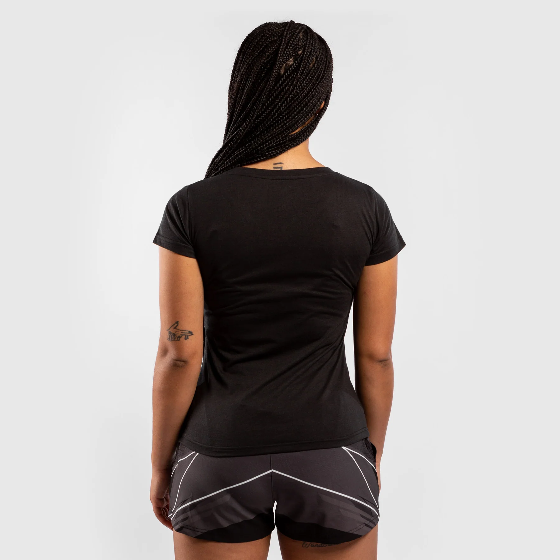 Camiseta Para Mujer UFC Venum Replica - Negro - Image 3