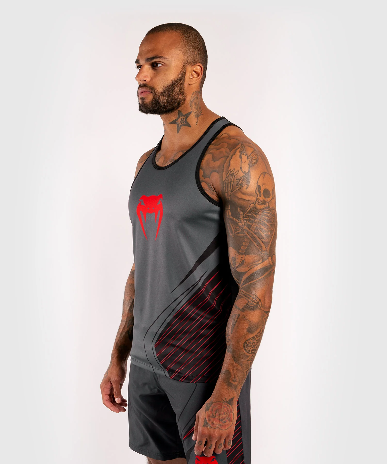 Camiseta sin mangas Dry-Tech Venum Contender 5.0 - Negro/Rojo - Image 2