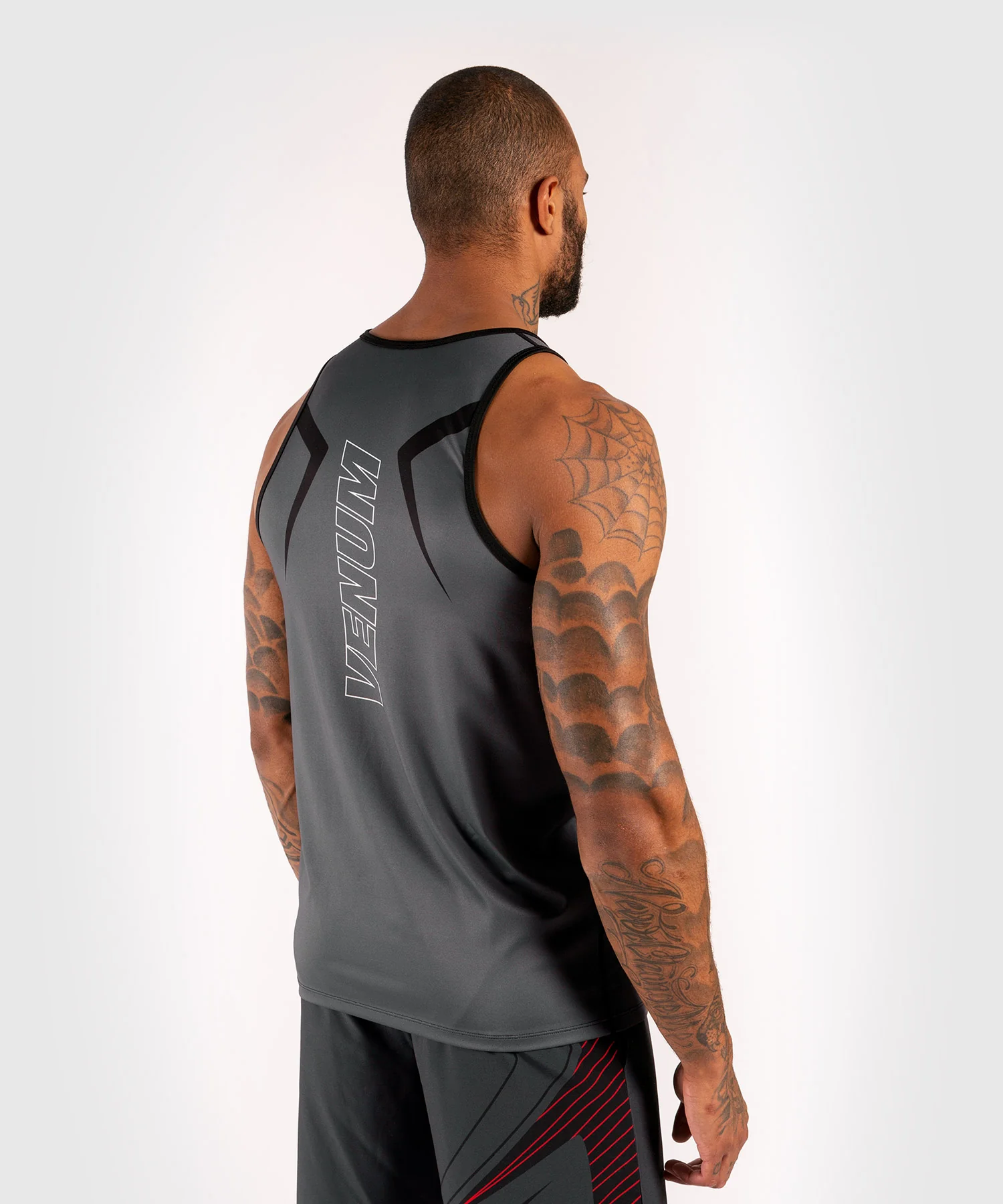 Camiseta sin mangas Dry-Tech Venum Contender 5.0 - Negro/Rojo - Image 3