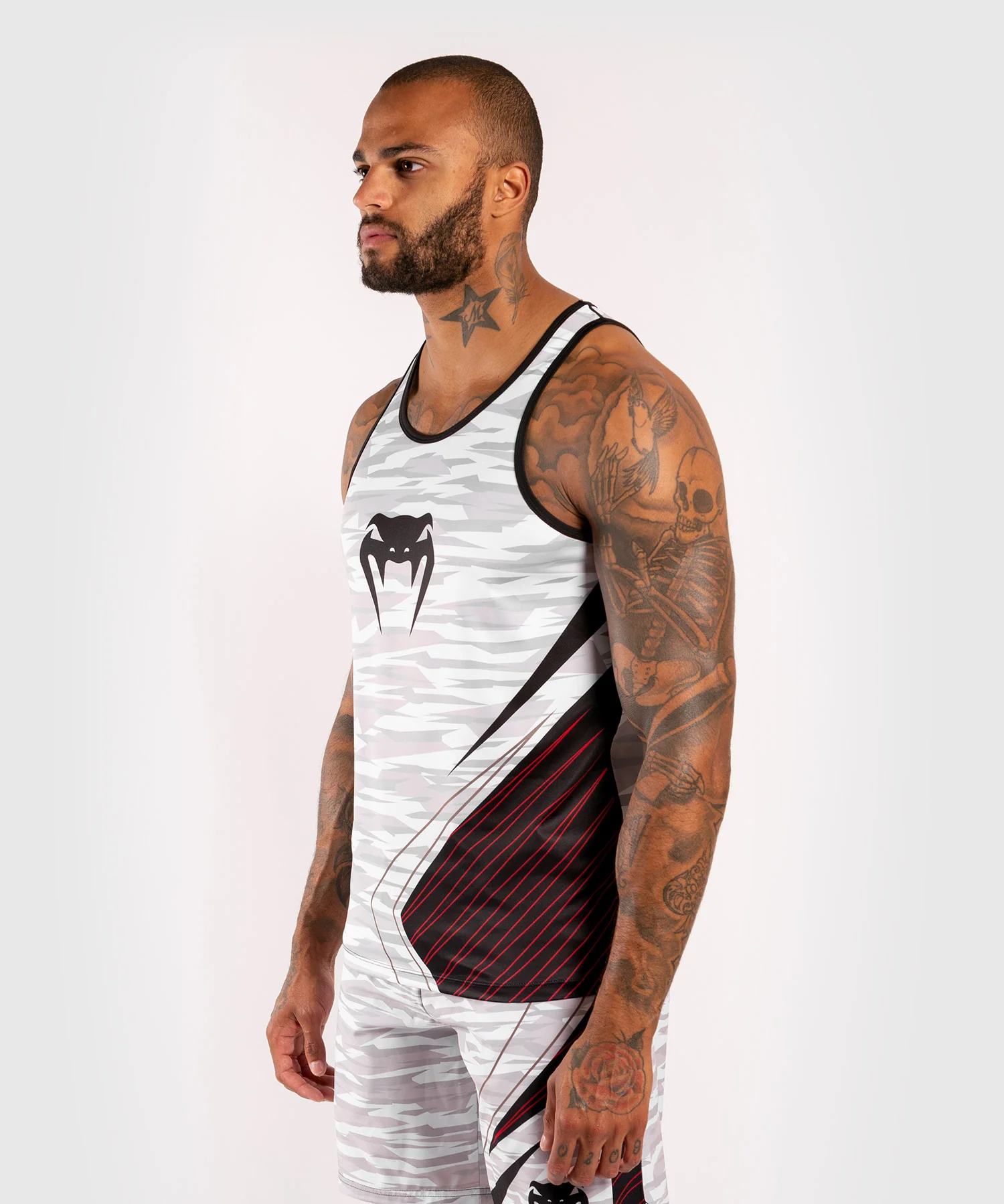Camiseta sin mangas Dry-Tech Venum Contender 5.0 - White/Camo - Image 2