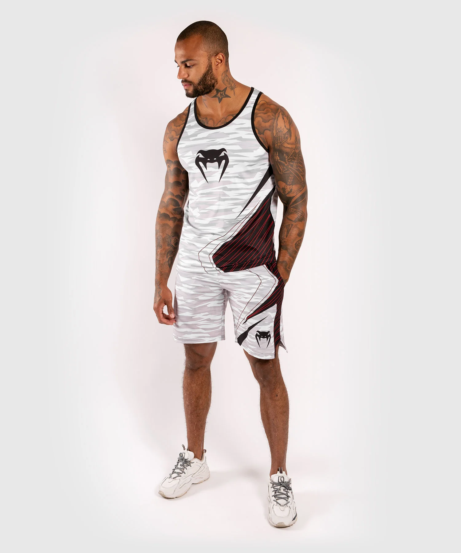 Camiseta sin mangas Dry-Tech Venum Contender 5.0 - White/Camo - Image 5