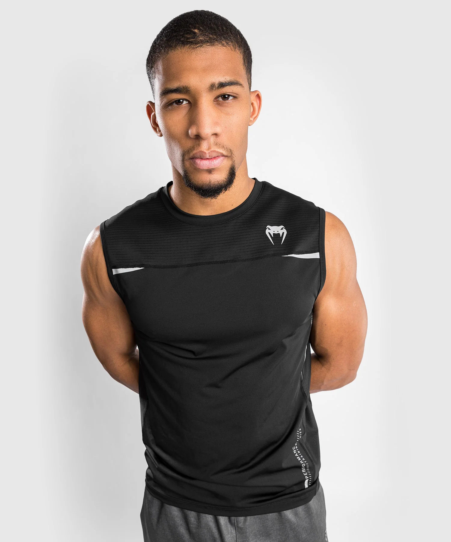 Camiseta sin mangas Dry Tech Venum Tempest 2.0 - Negro / Gris - Image 3