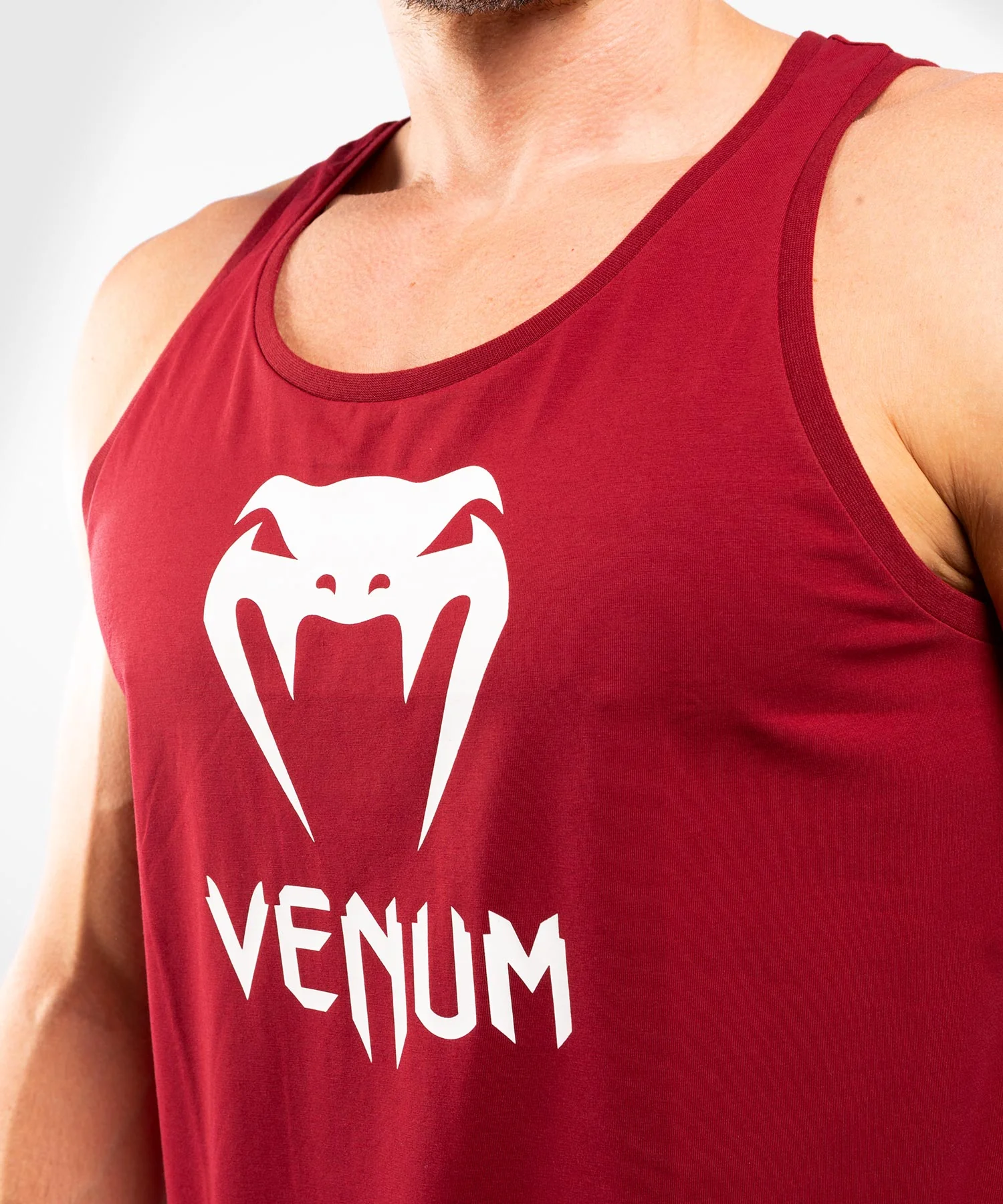 Camiseta sin mangas Venum Classic - Burdeos - Image 4