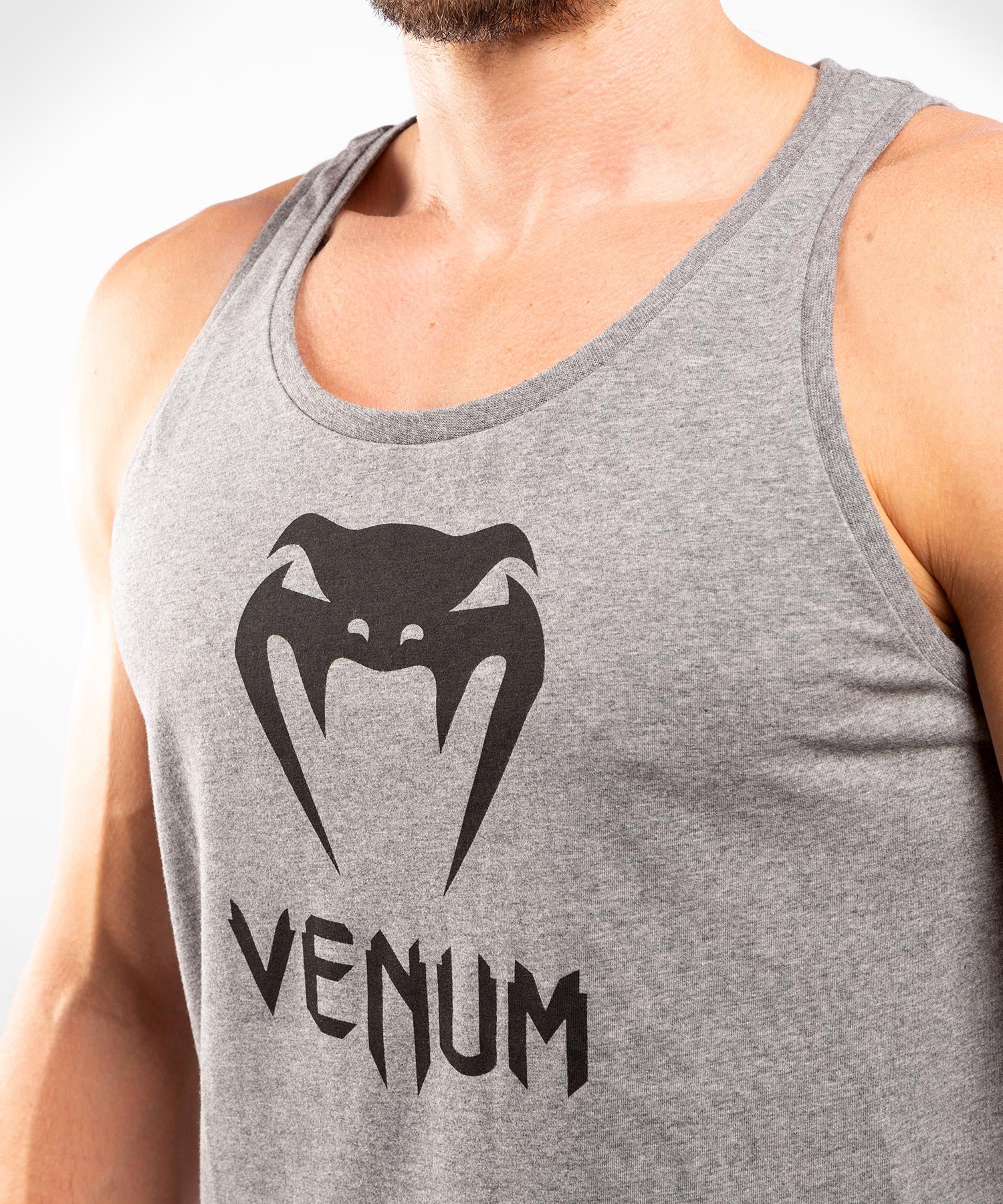 Camiseta sin mangas Venum Classic - Gris jaspeado - Image 5
