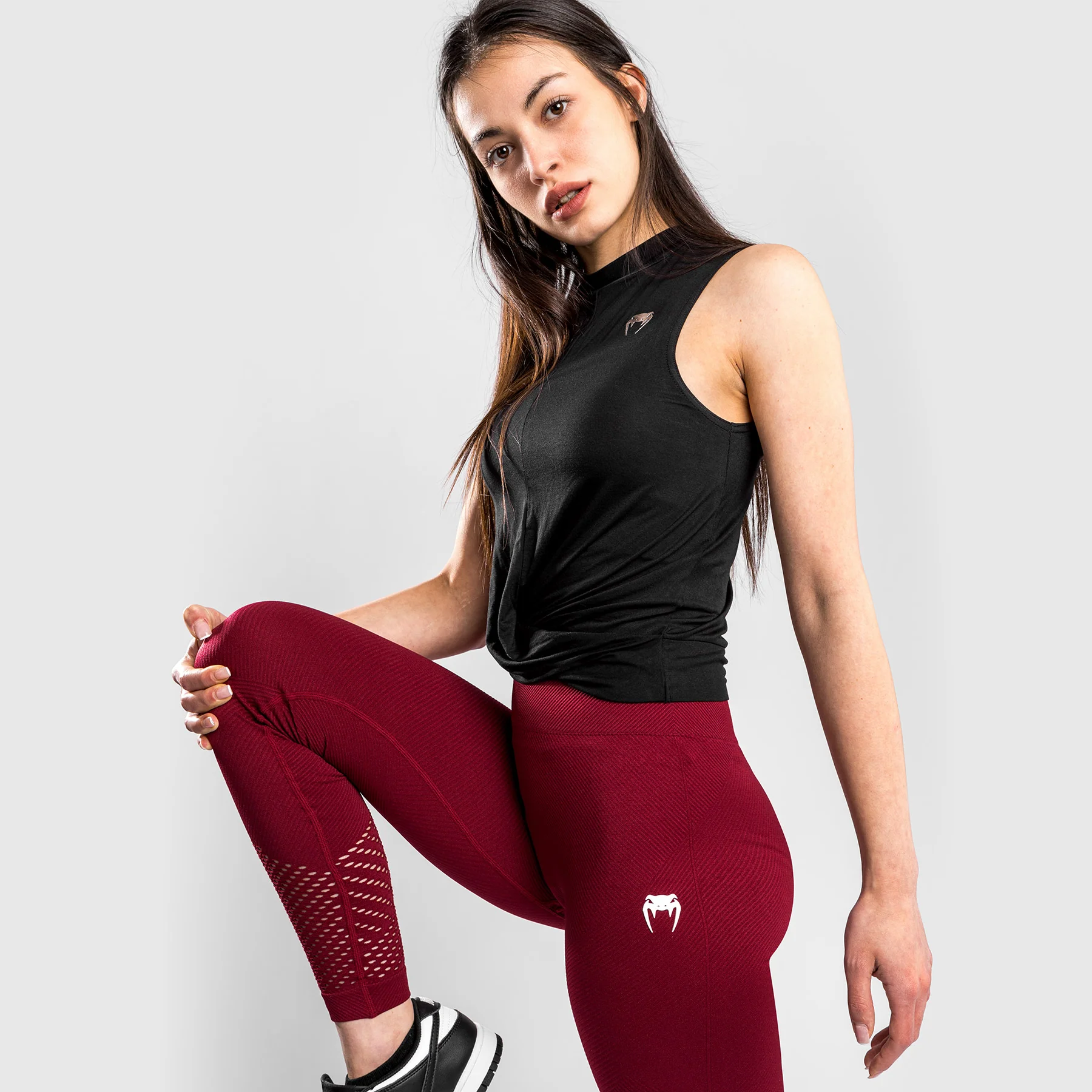 Camiseta sin mangas Venum Glow - Mujer - Negro - Image 3