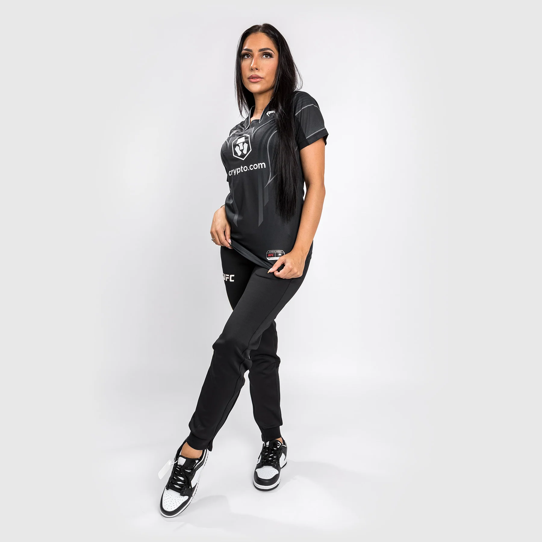 Camiseta UFC Venum Authentic Fight Night 2.0 Mujer - Blanco - Image 3