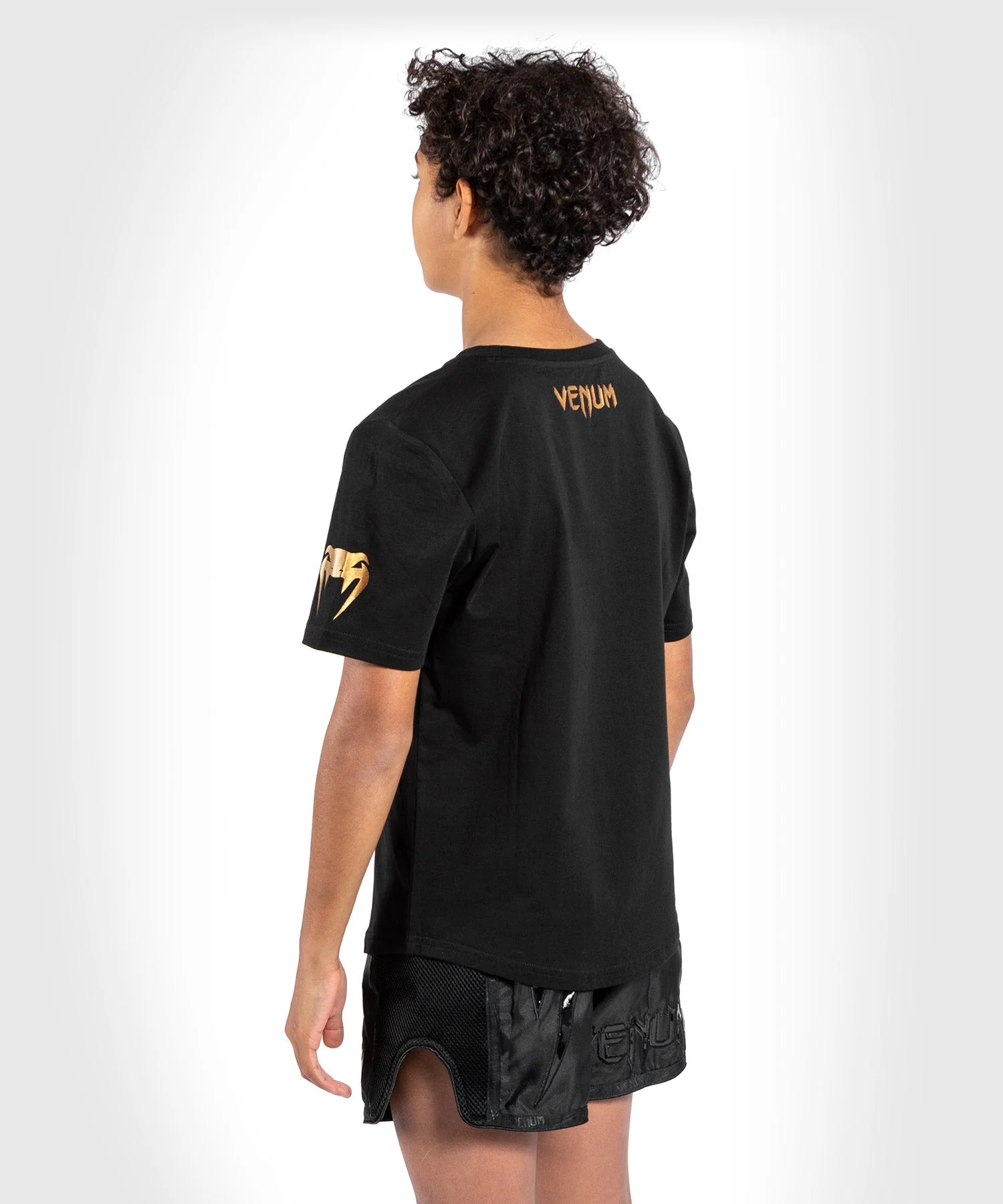 Camiseta Venum Dragon's Flight Kids - Blanco/Bronce - Image 2