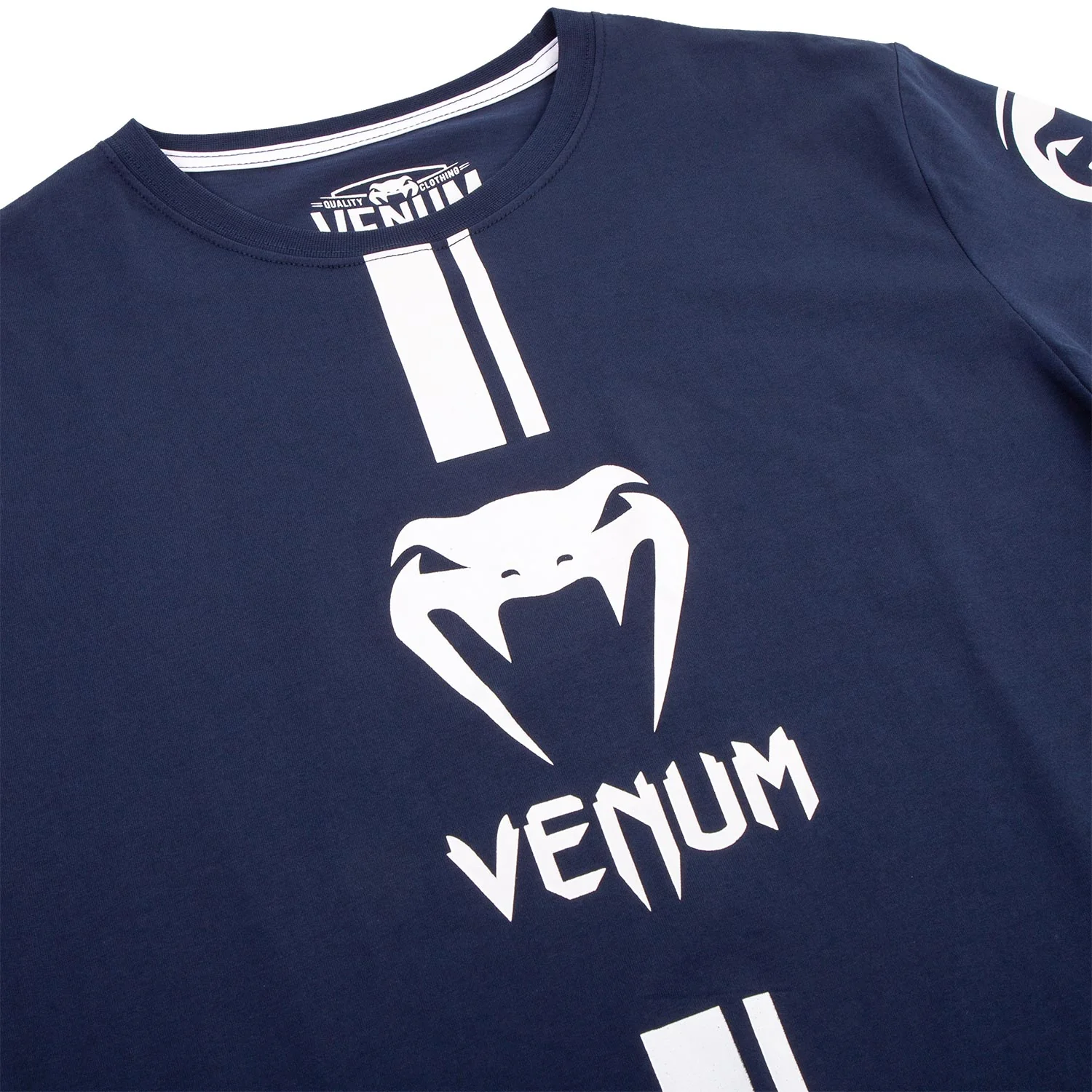 Camiseta Venum Logos - Azul Marino/Blanco - Image 6