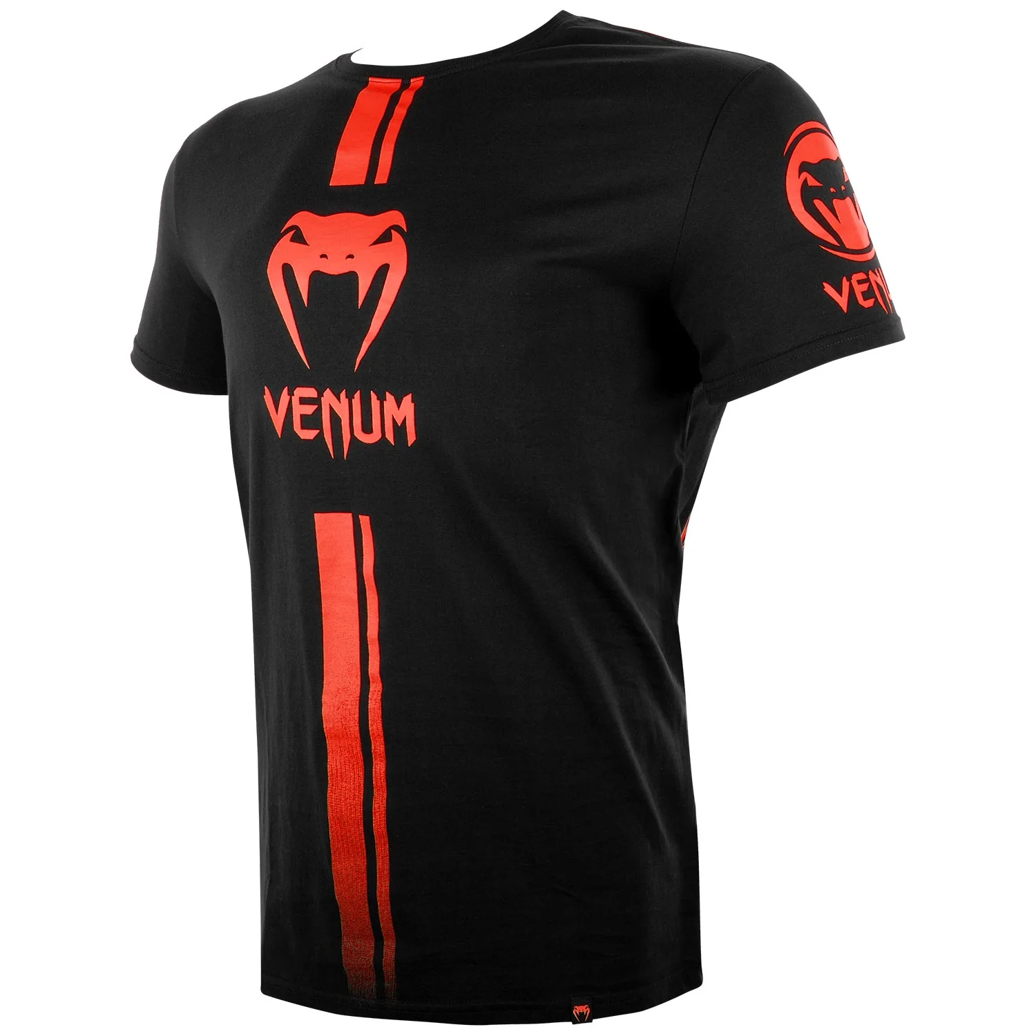 Camiseta Venum Logos - Negro/Rojo - Image 2