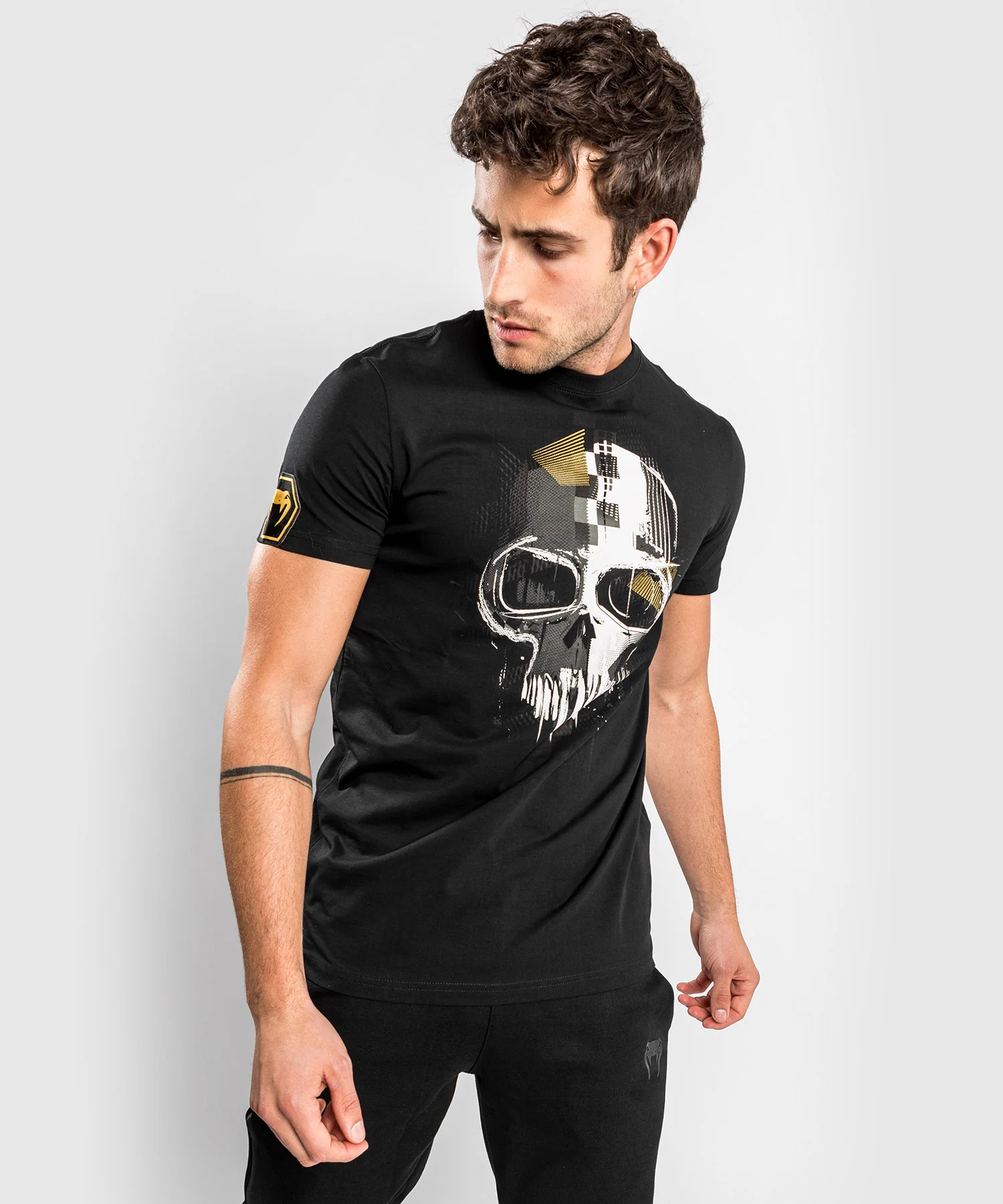 Camiseta Venum Skull - Negro - Image 4