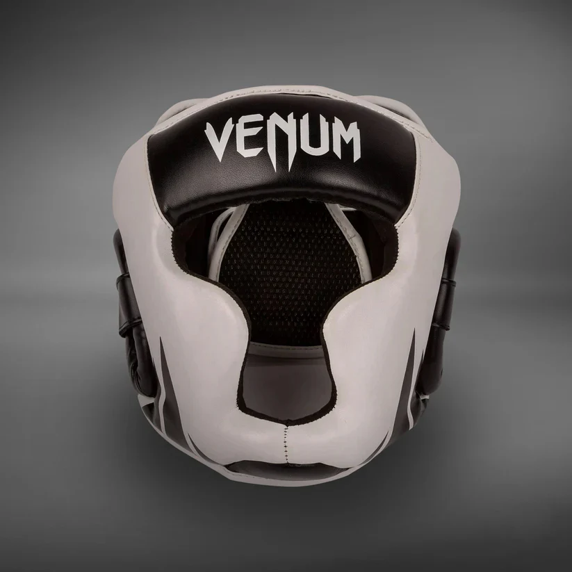 Casco de boxeo Venum Challenger - PARA NIÑOS - Blanco/Negro