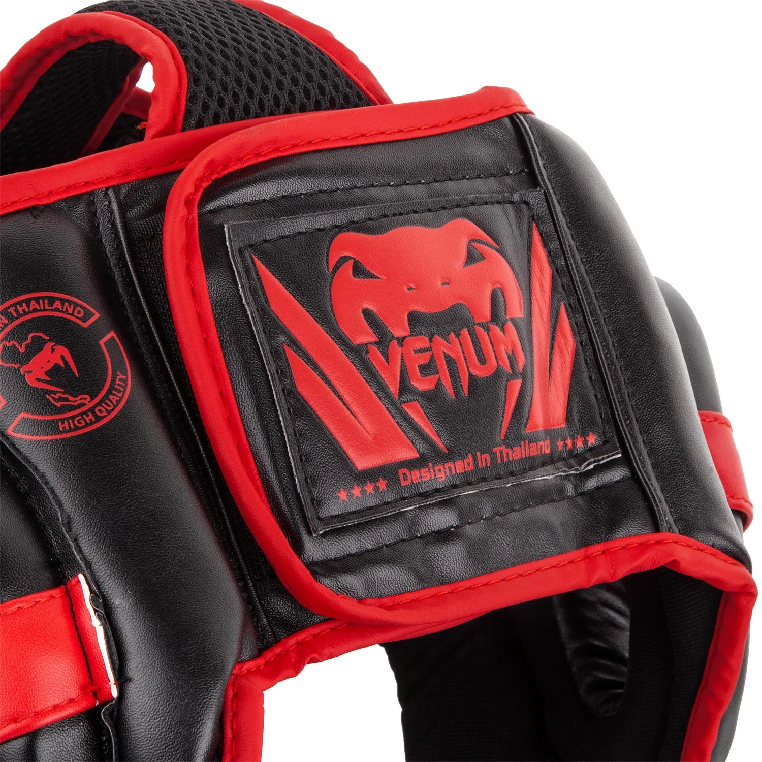 Casco Open Face Venum Challenger - Negro/Rojo - Image 3