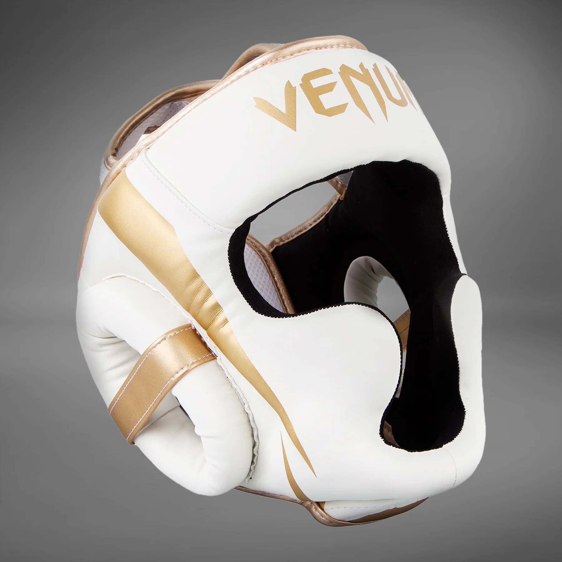 Casco Venum Elite - Blanco/Oro