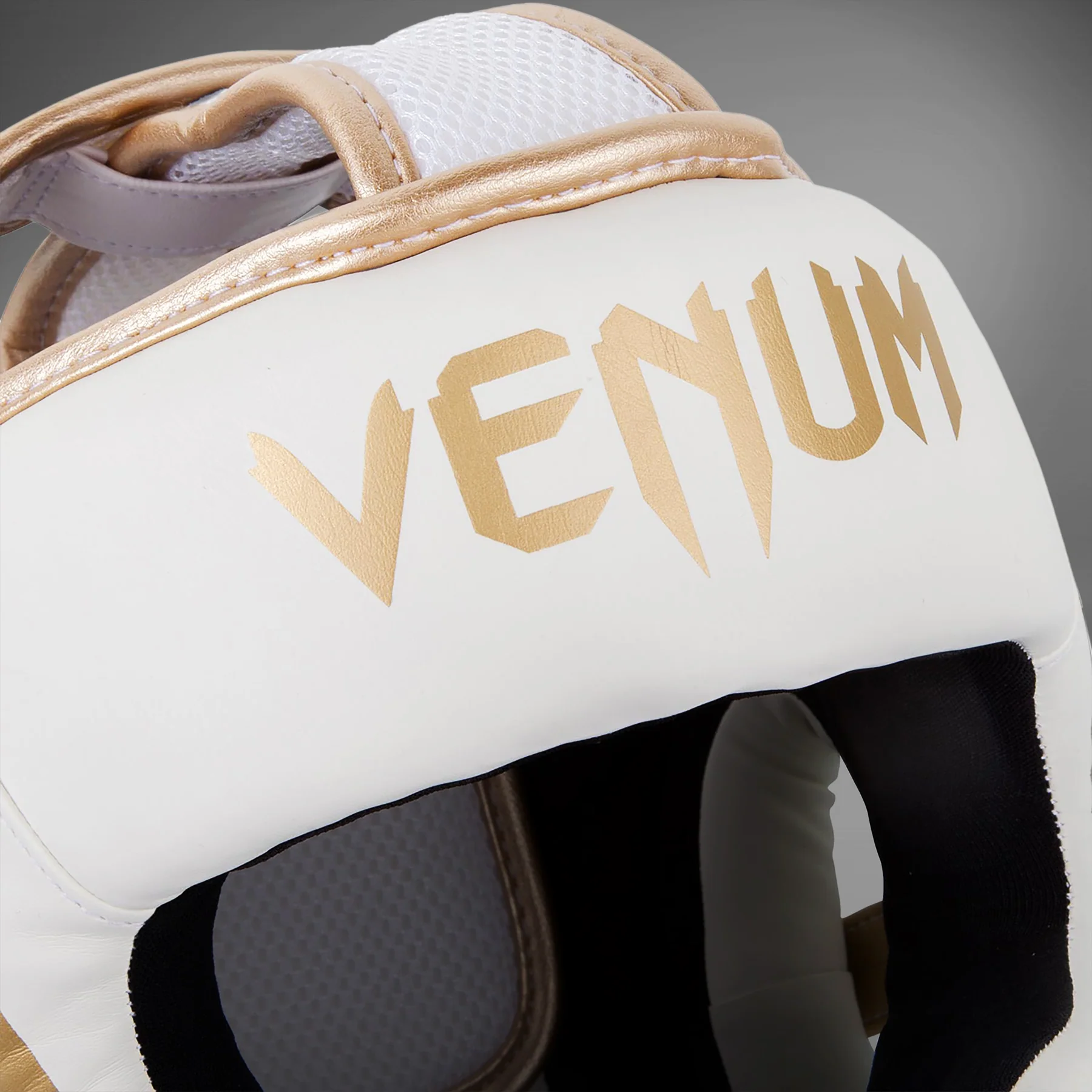 Casco Venum Elite - Blanco/Oro - Image 3
