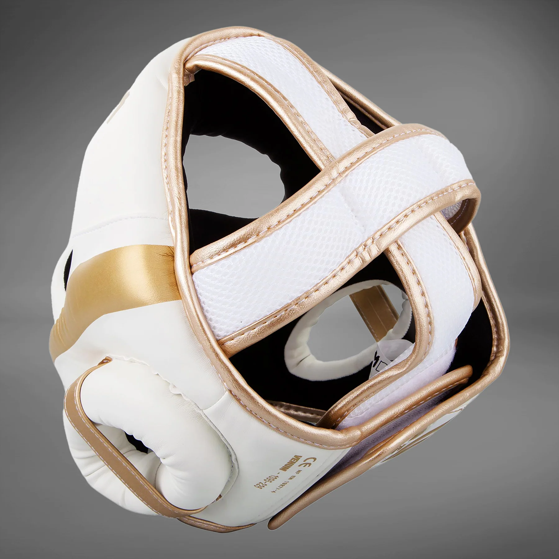 Casco Venum Elite - Blanco/Oro - Image 7