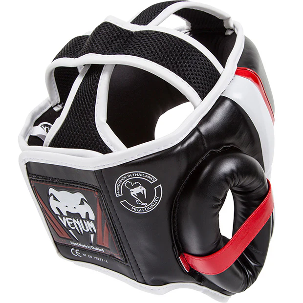 Casco Venum Elite - Negro/Rojo/Blanco - Image 4