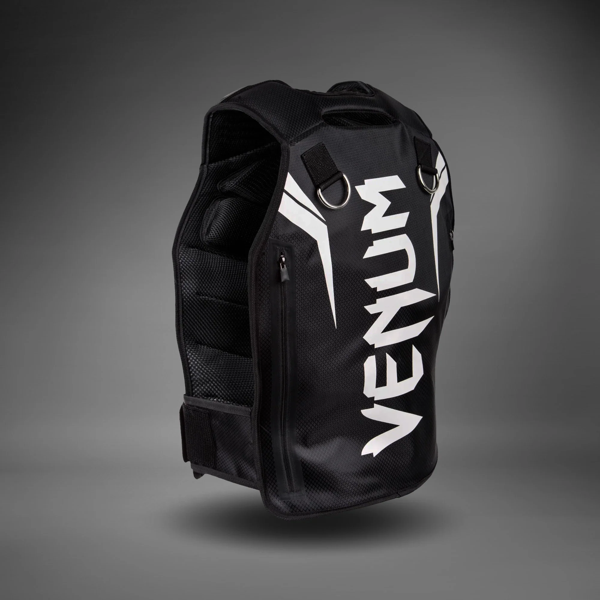 Venum Elite Chaleco lastrado – Negro/Blanco - Image 2