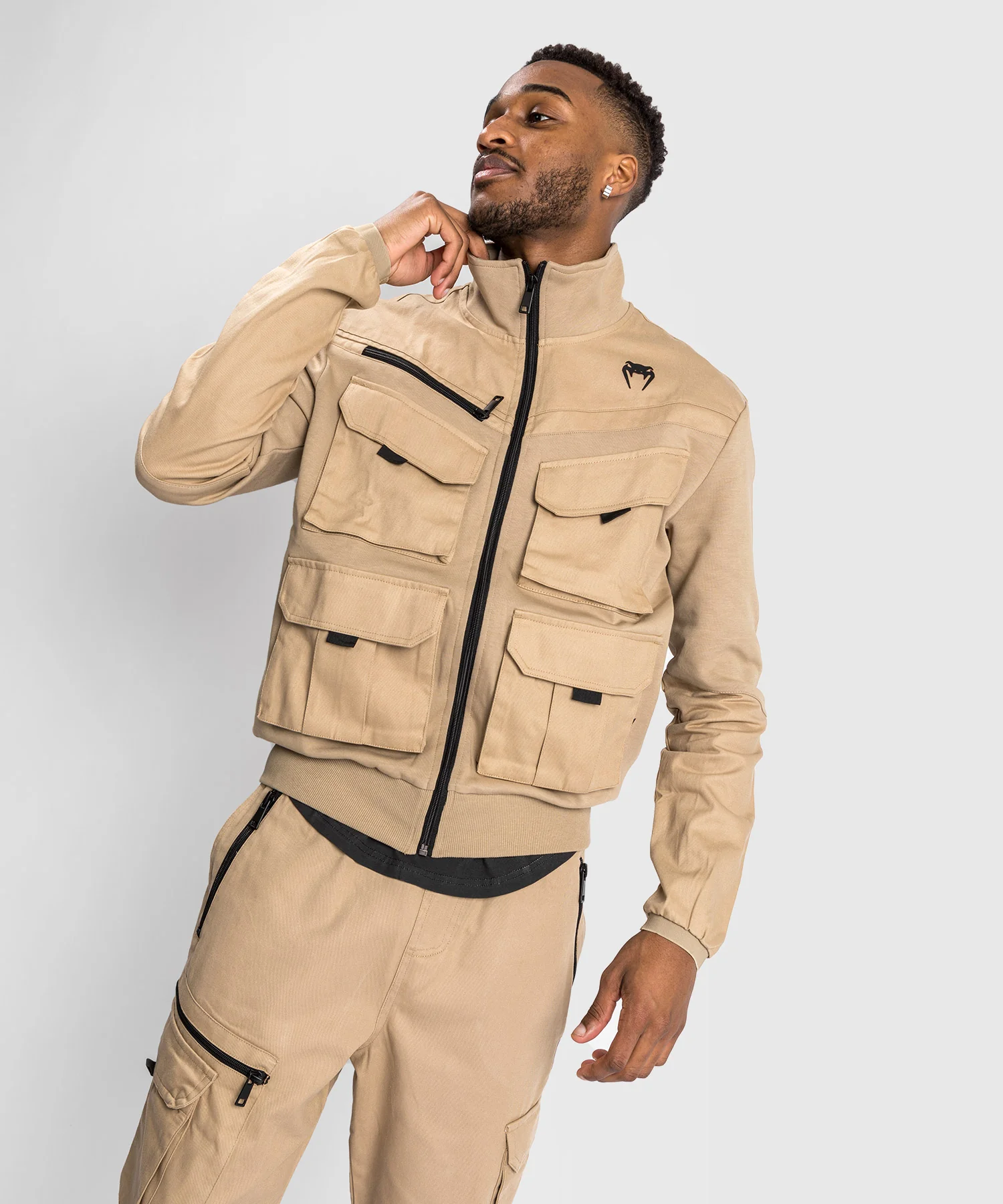 Chaqueta con Cremallera Venum Cargo - Arena - Image 2