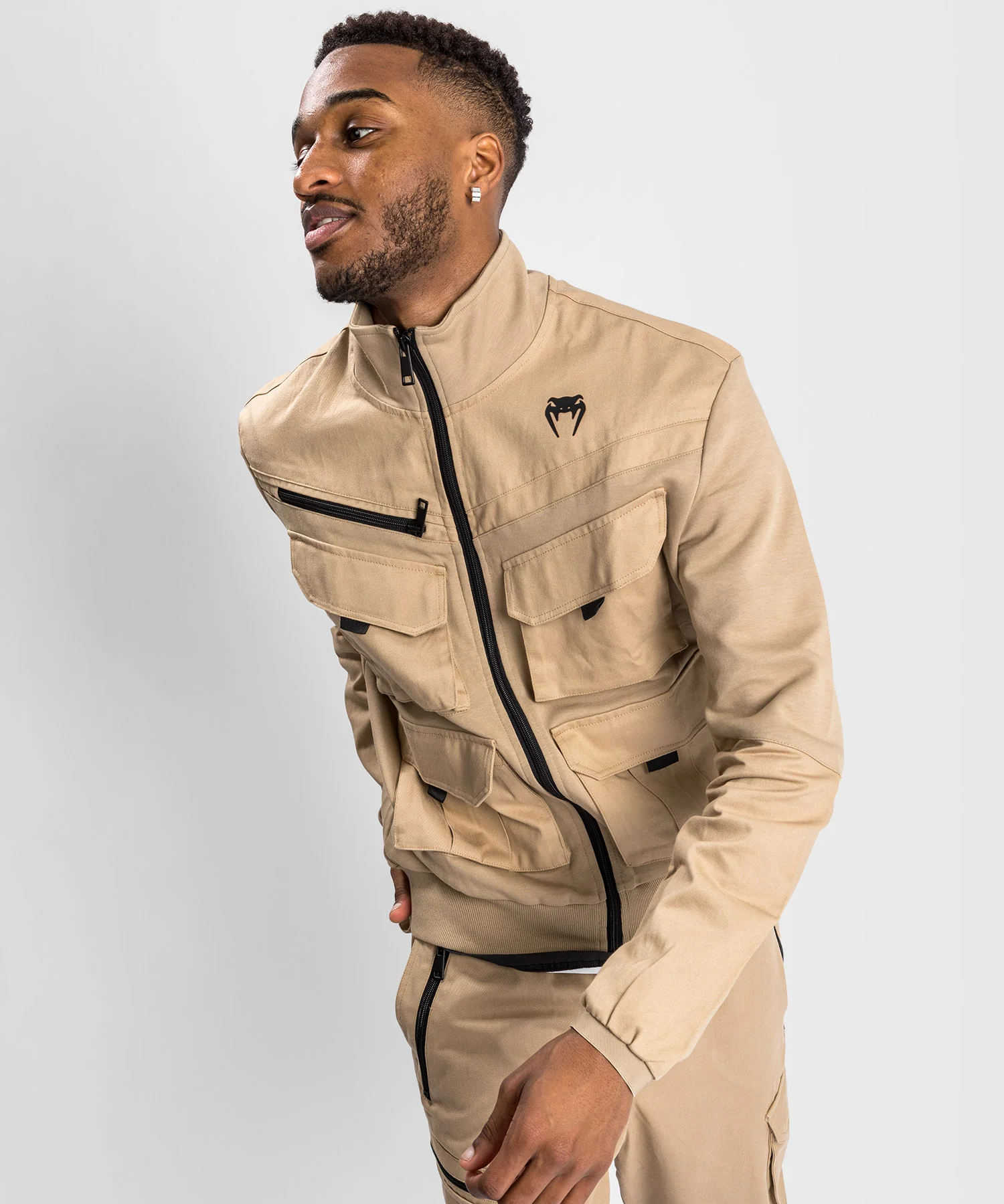Chaqueta con Cremallera Venum Cargo - Arena - Image 3