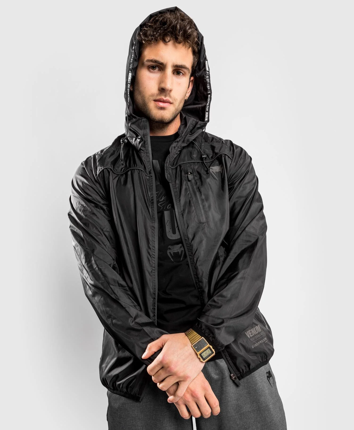 Chaqueta cortavientos Venum Tempest 2.0 - Negro - Image 2