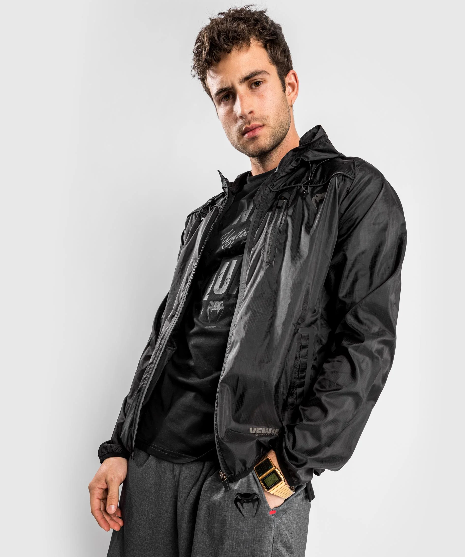 Chaqueta cortavientos Venum Tempest 2.0 - Negro - Image 3