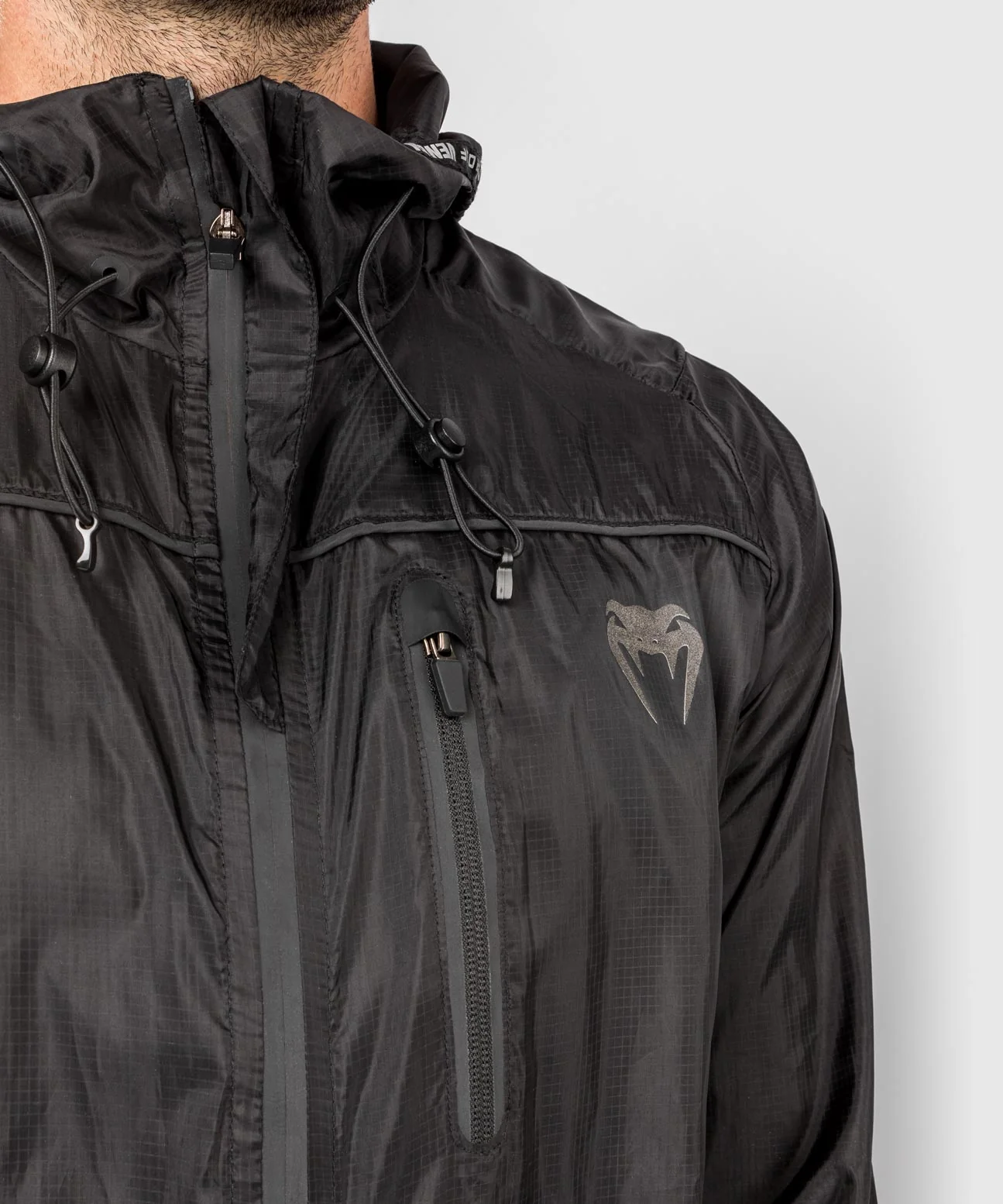 Chaqueta cortavientos Venum Tempest 2.0 - Negro - Image 5