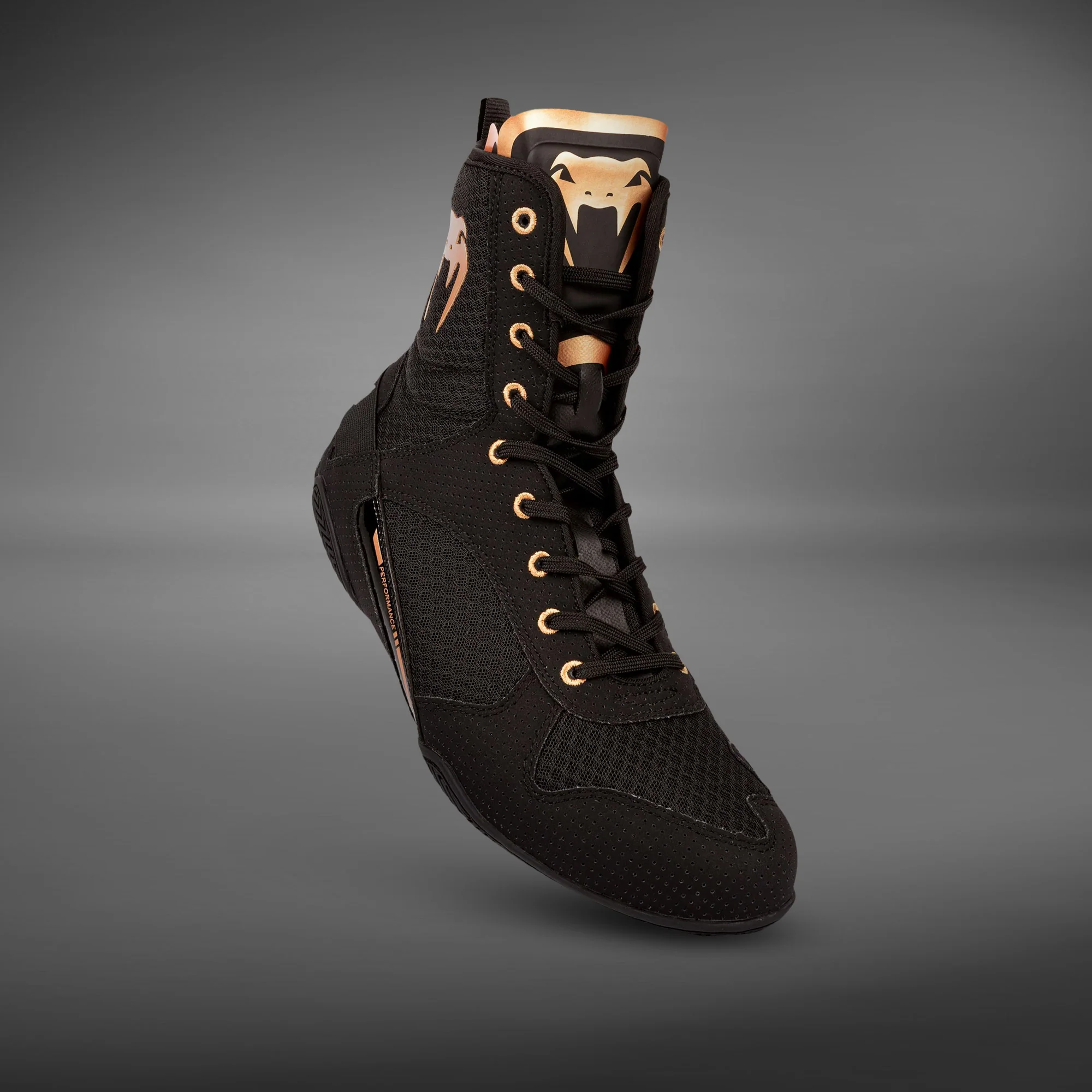 Elite Boxschuhe - Negro/Bronce