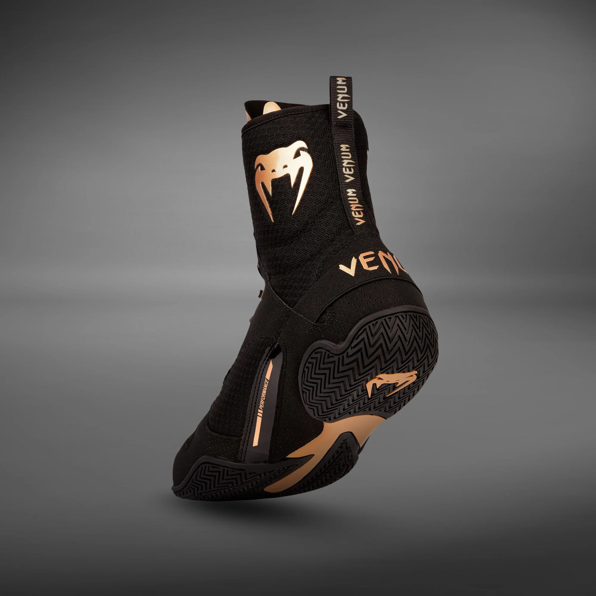 Elite Boxschuhe - Negro/Bronce - Image 3