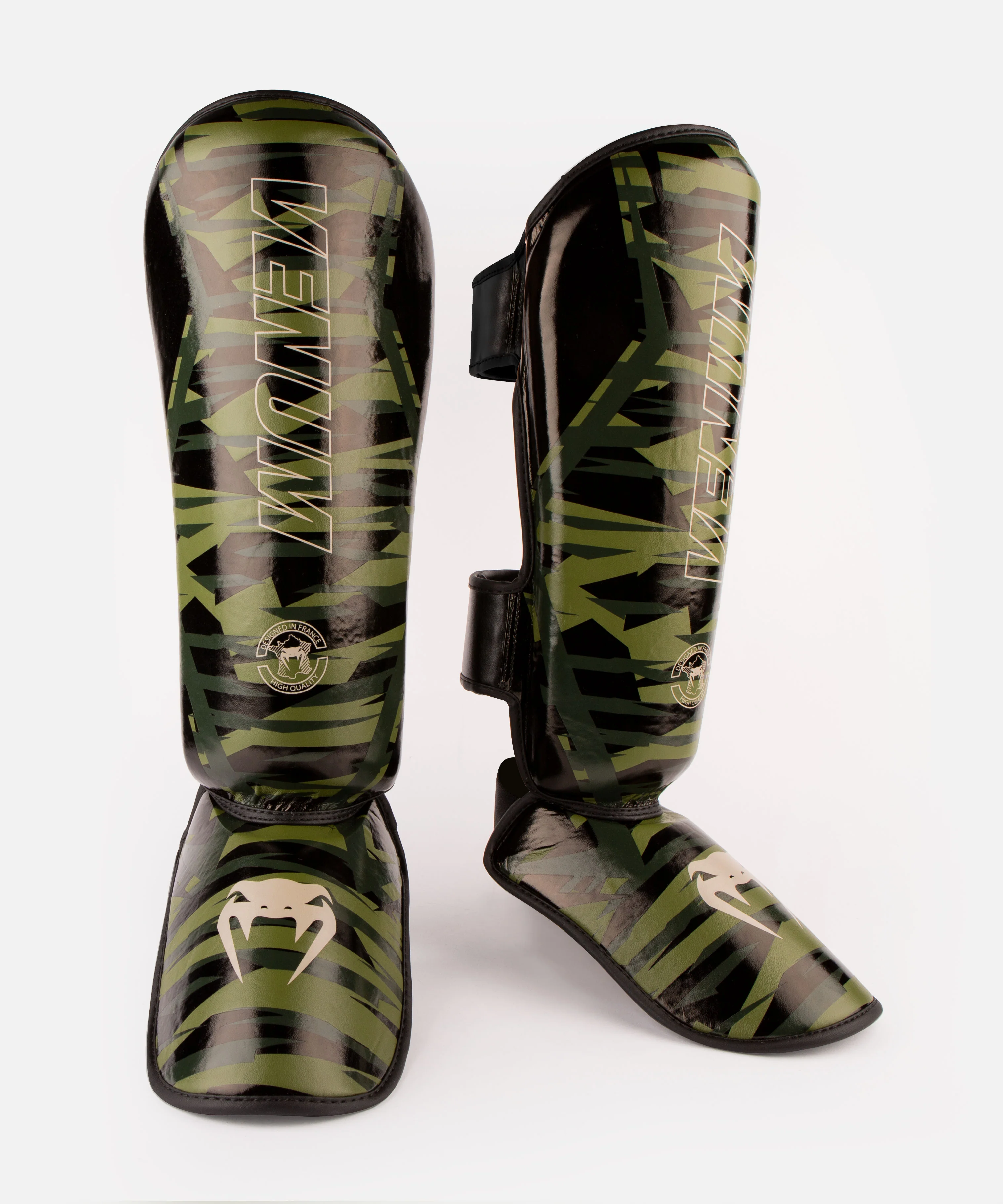Espinilleras Venum Contender 2.0 - Camo kaki