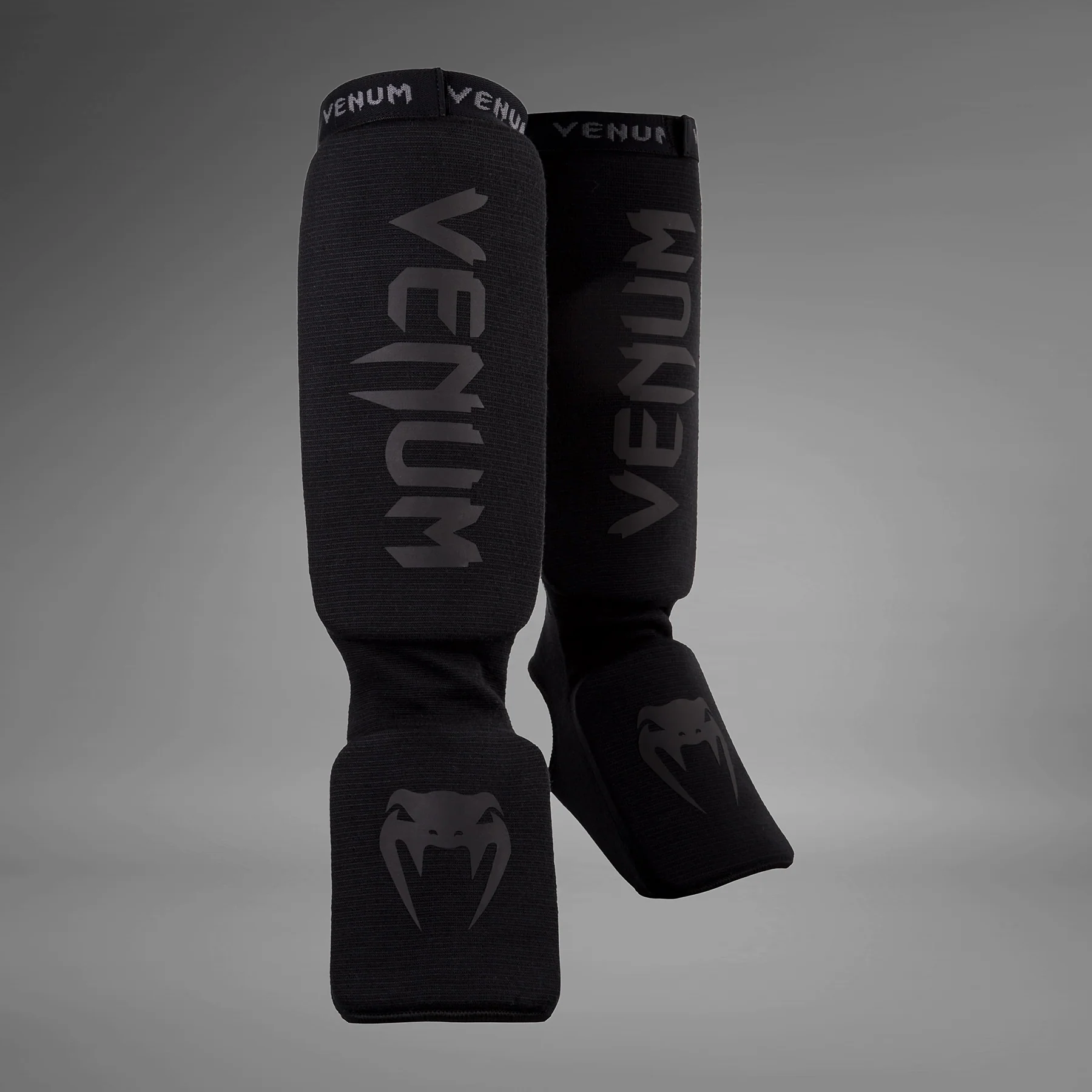 Venum Kontact Espinilleras - Negro/Negro