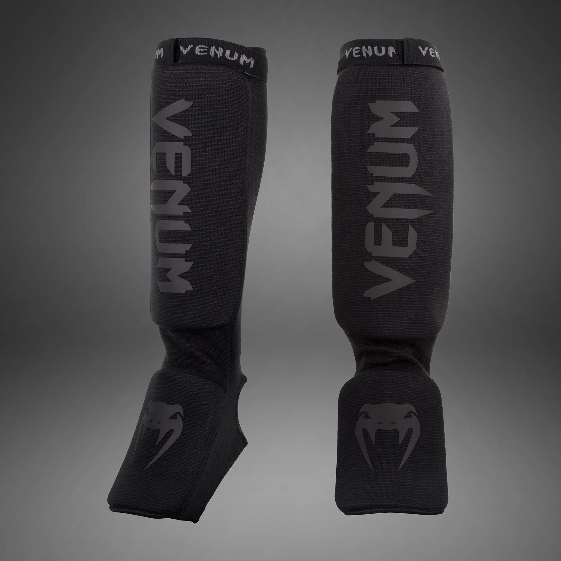 Venum Kontact Espinilleras - Negro/Negro - Image 2