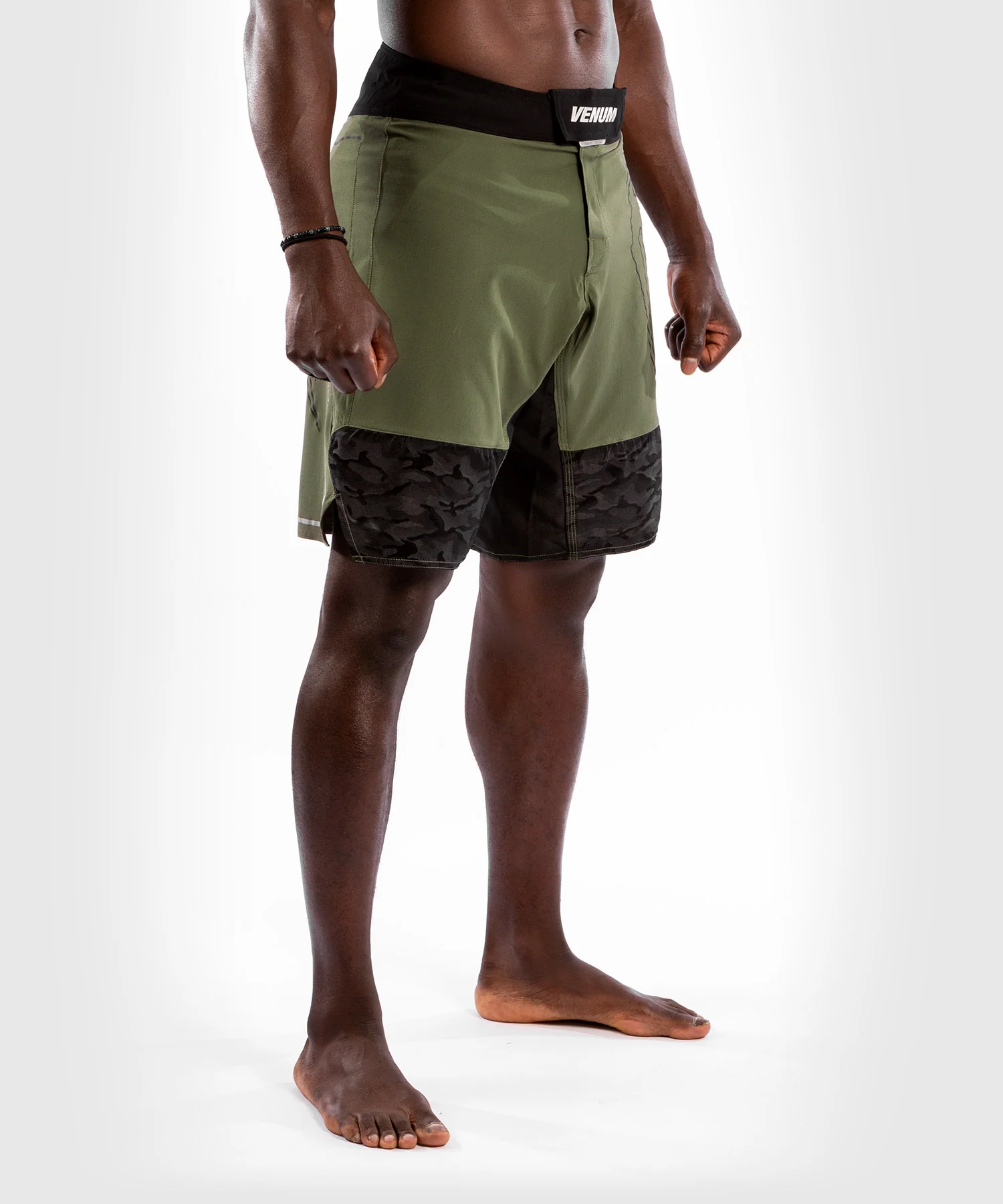 Fightshorts Venum LIGHT 4.0 - Caqui/Plata - Image 4