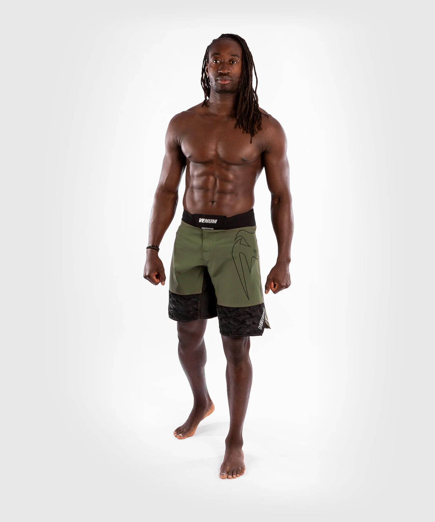 Fightshorts Venum LIGHT 4.0 - Caqui/Plata - Image 9