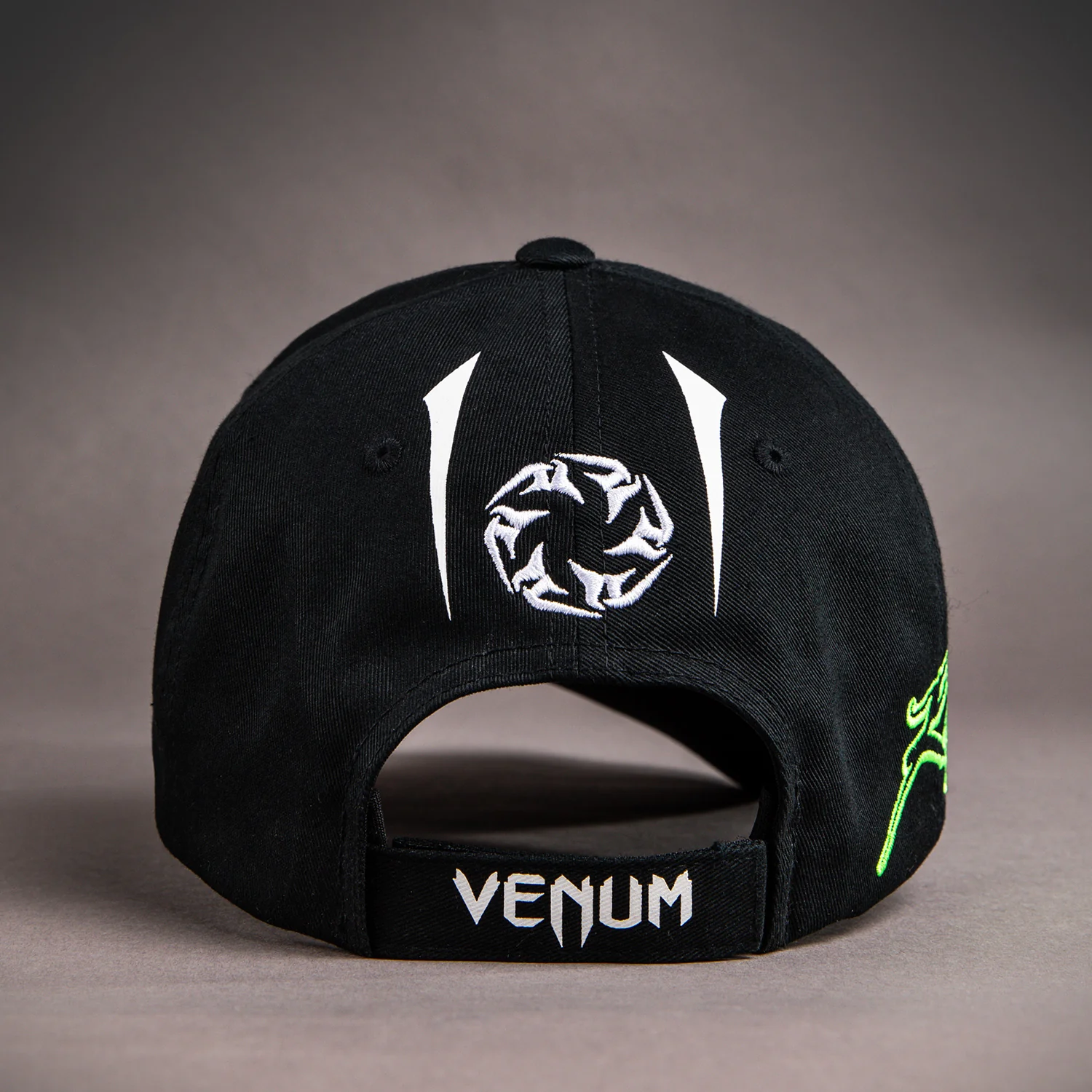Gorra Venum x Bud Racing - Negra/Blanca/Verde lima - Image 4