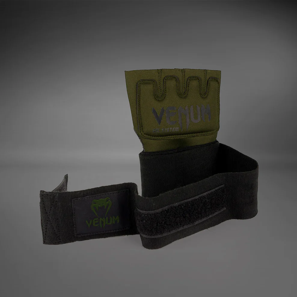 Venum Kontact Gel Guante venda - Kaki/Negro - Image 4