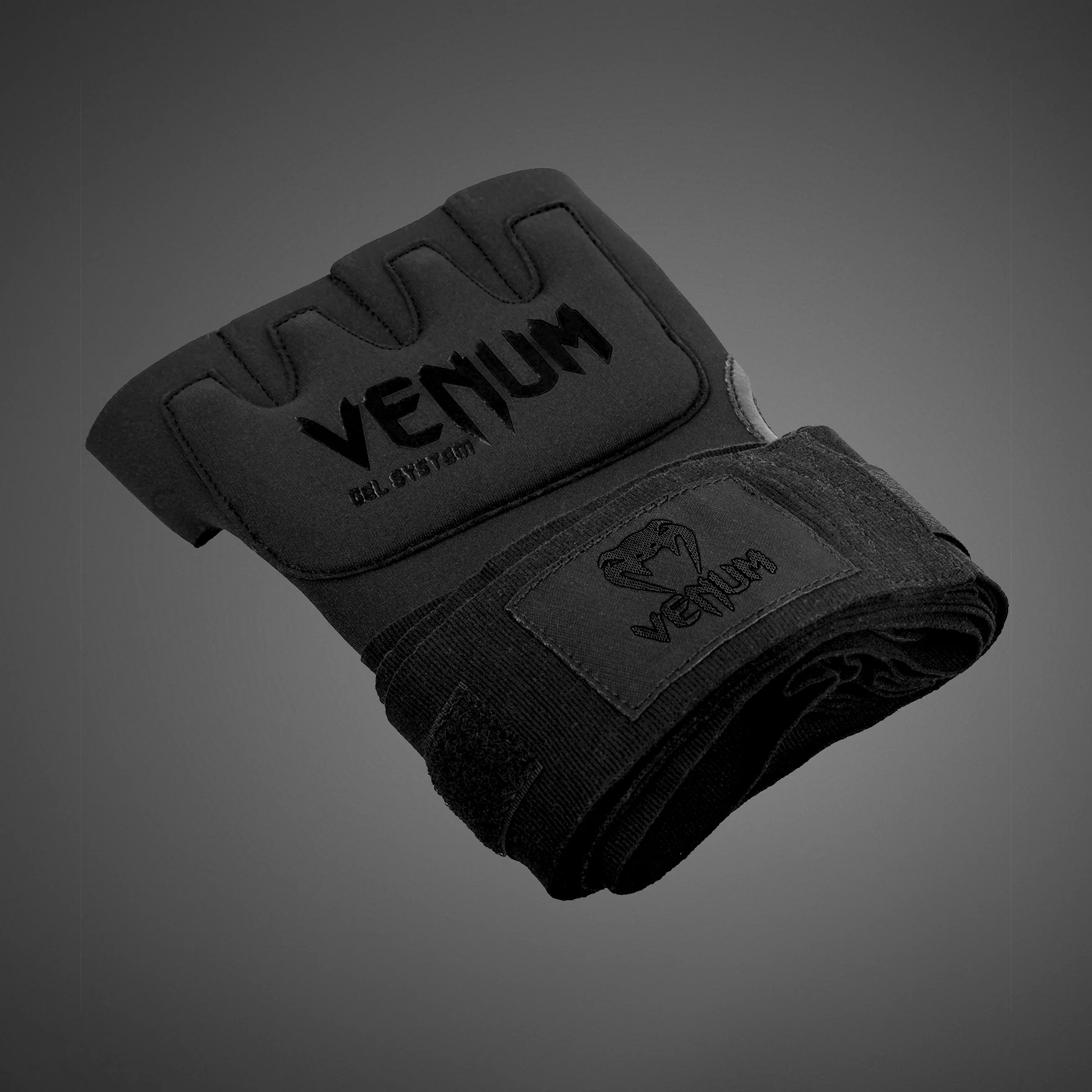 Venum Gel Kontact Guante Venda - Negro/Negro - Image 2