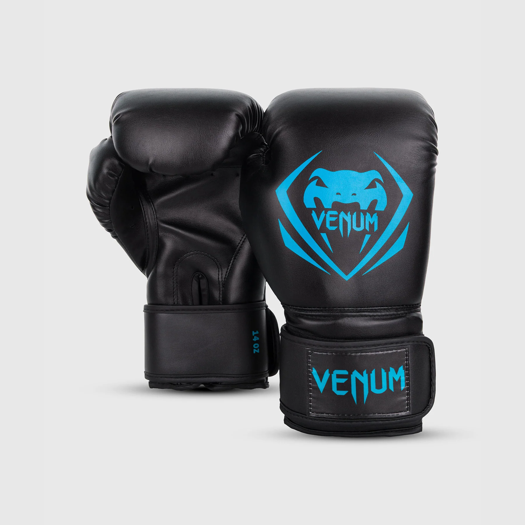 Guantes de Boxeo de Competición Venum - Negro/Azul - Image 2