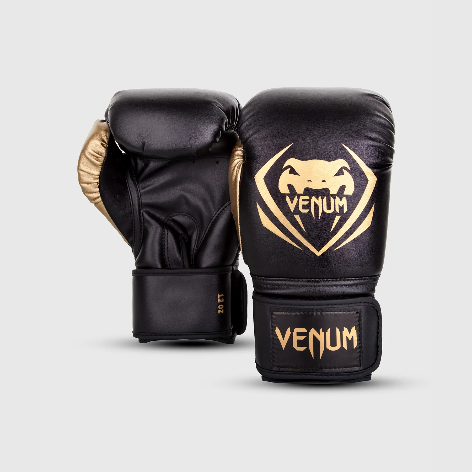 Guantes de Boxeo de Competición Venum - Negro/Gold - Image 2